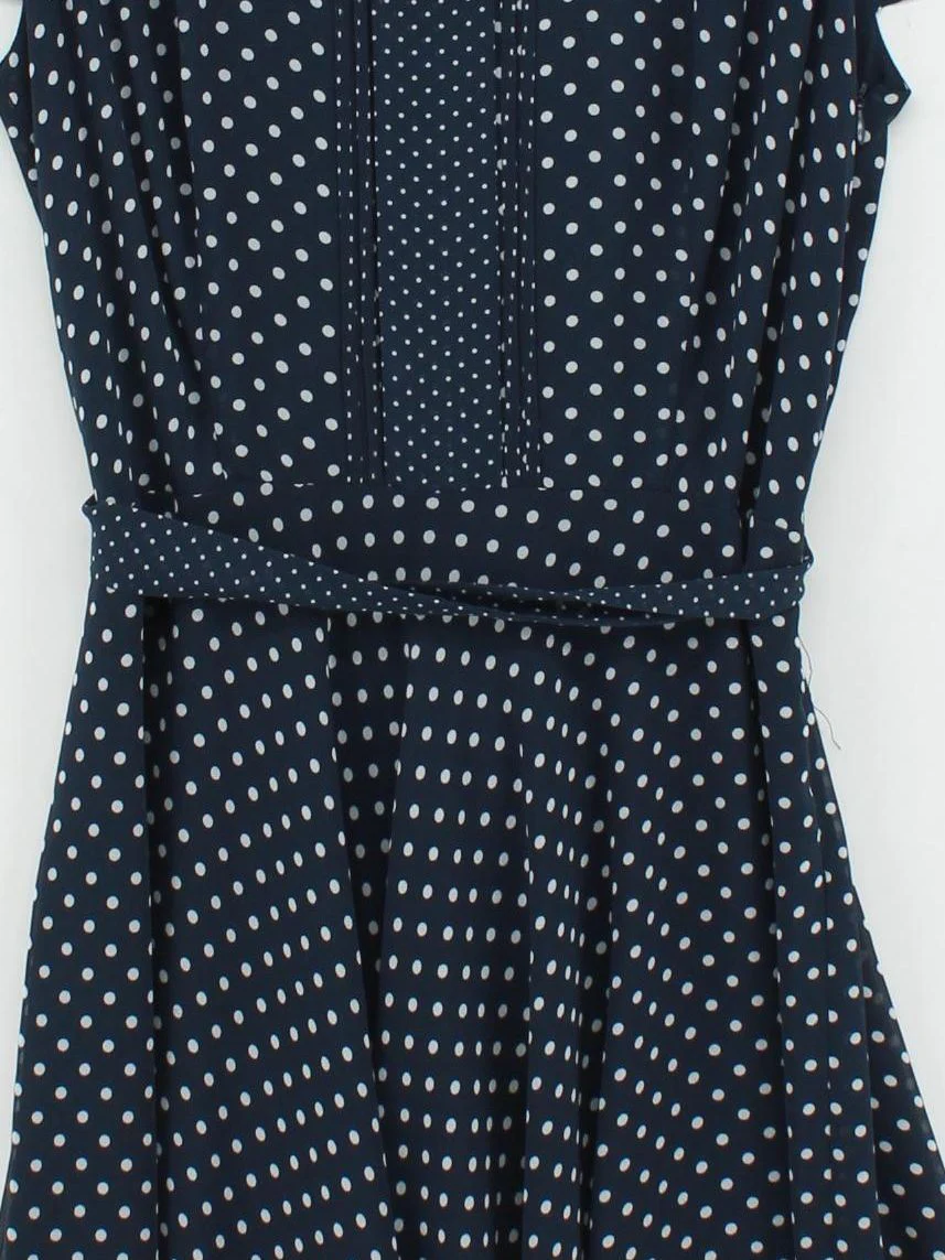 Jasper Conran A-Line Mini Dress UK14 in Blue - Image 3