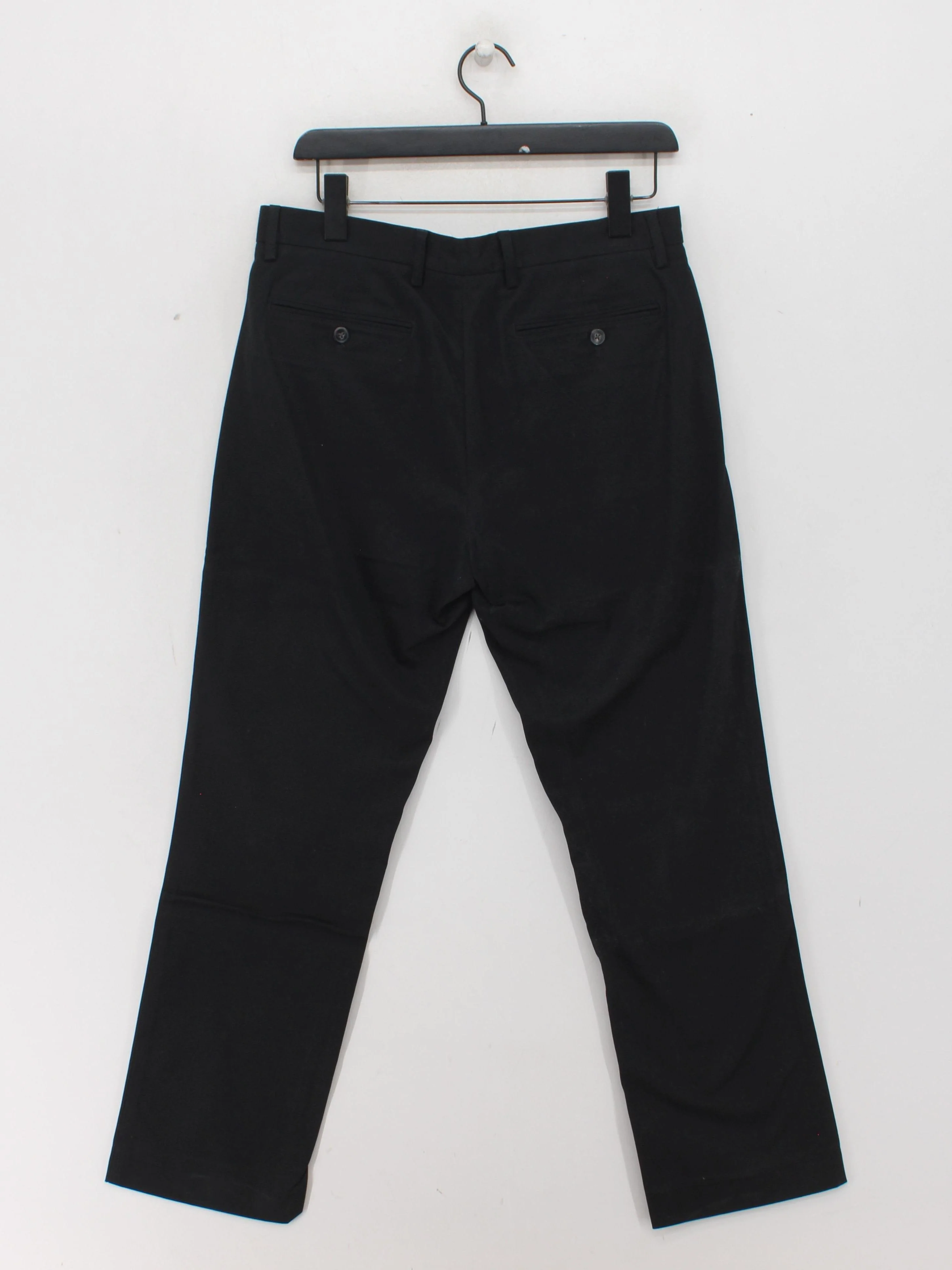 Jasper Conran Men's Trousers W 32 in Black Cotton with Elastane Chino - Image 2