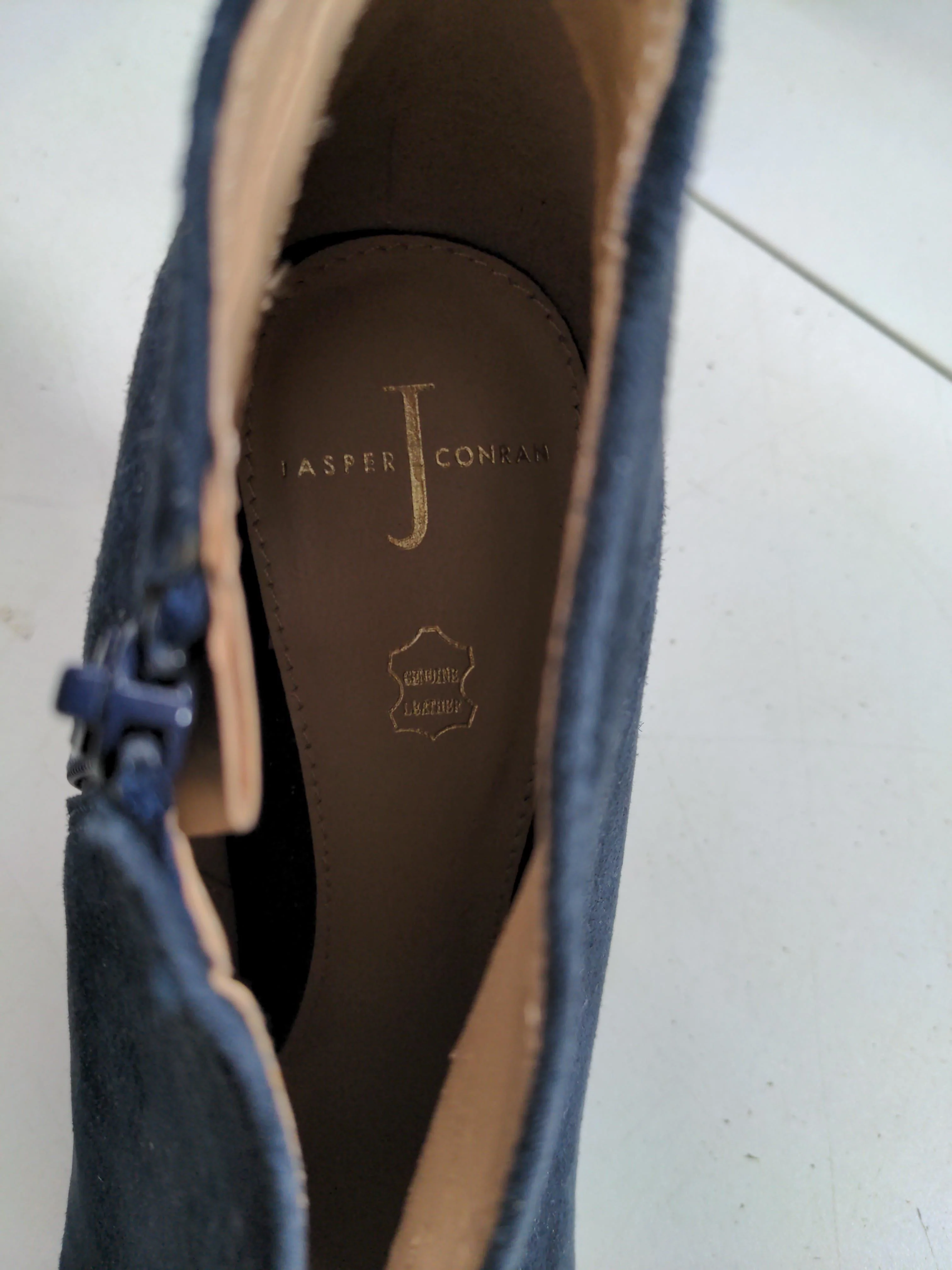 Jasper Conran Women's Boots UK 5 Blue 100% Suede Chelsea - Image 10