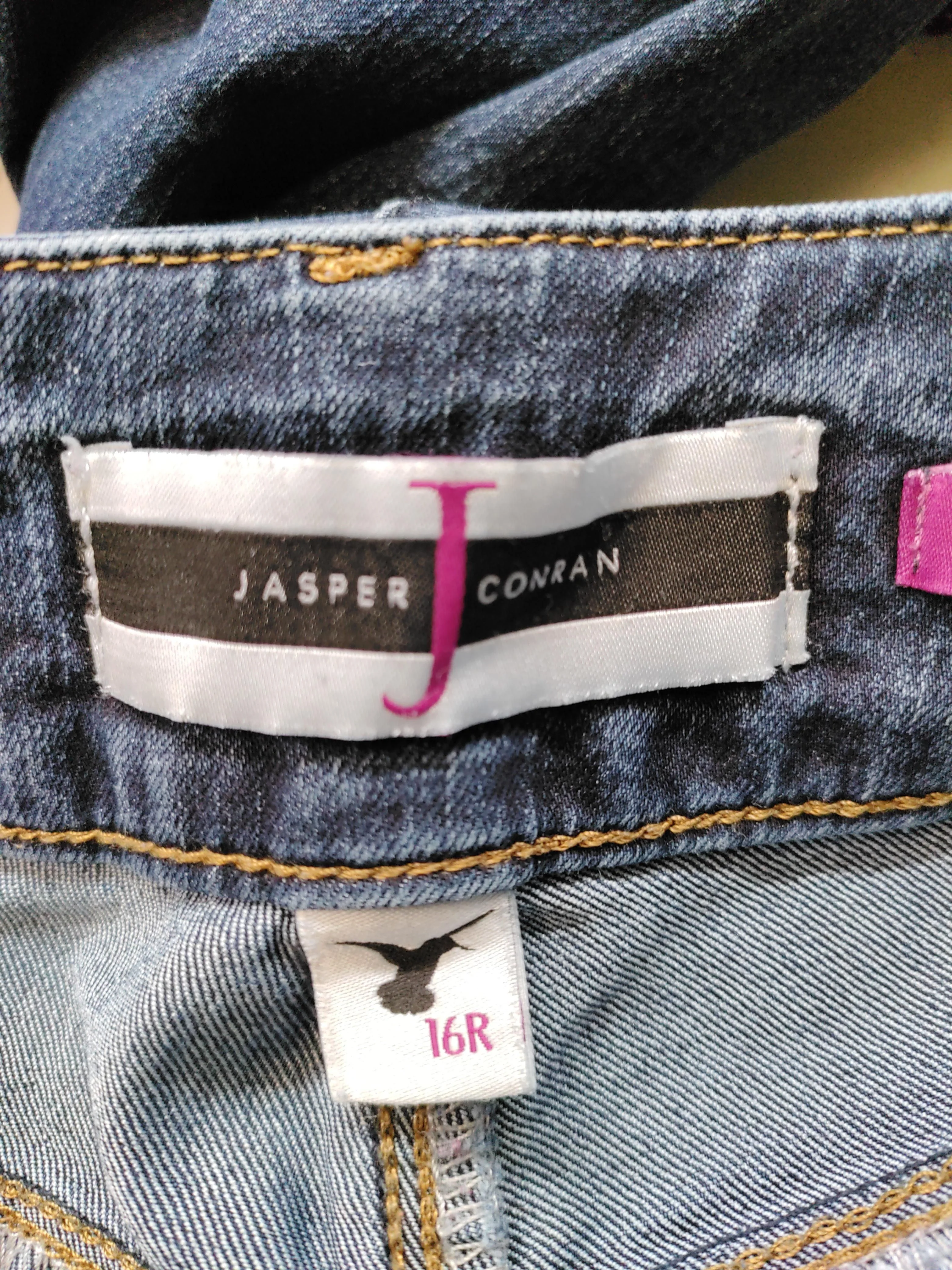 Jasper Conran Women's Jeans UK 16 Blue Cotton with Polyester, Elastane Skinny - Image 5