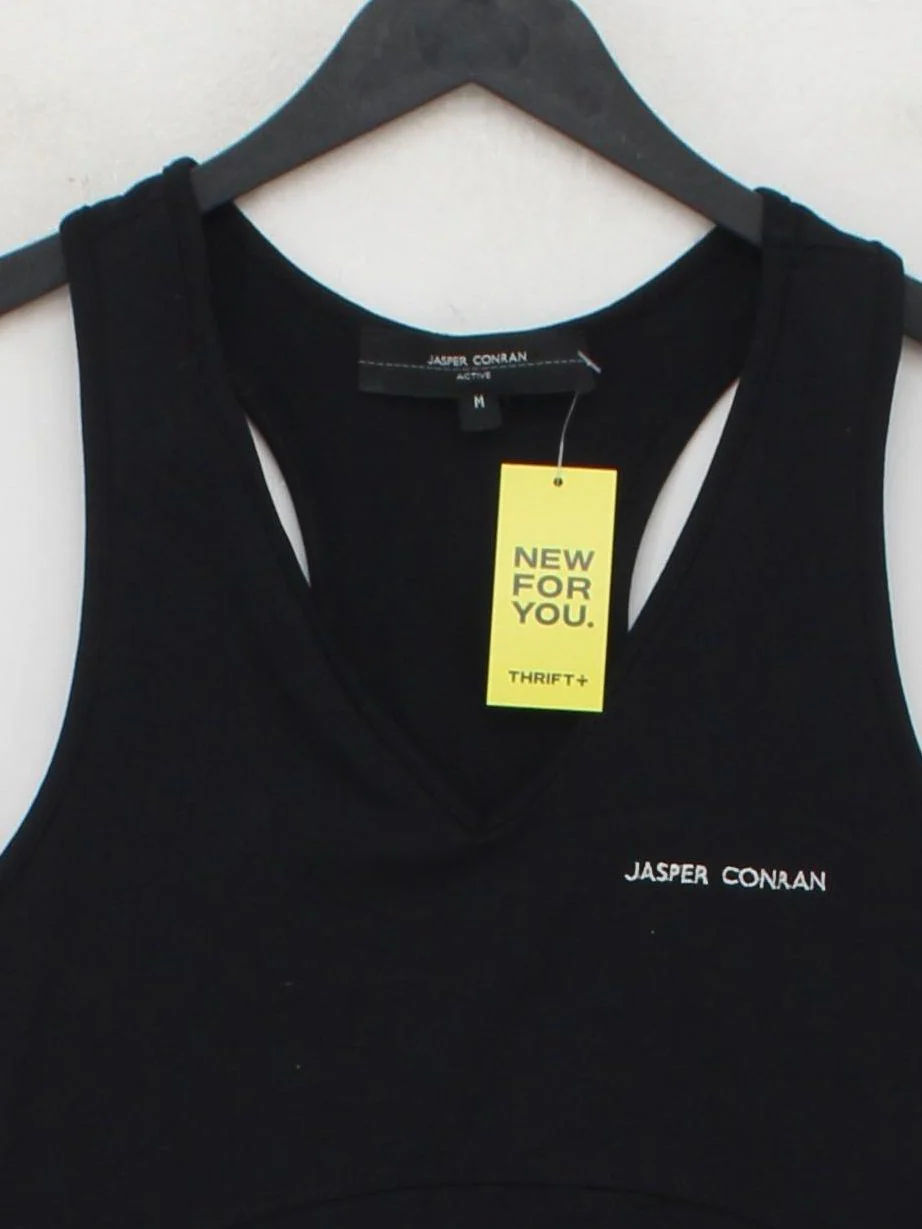 Jasper Conran Women's T-Shirt M Black Polyamide with Elastane Sleeveless Basic - Image 3