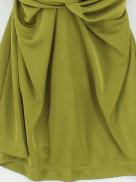 Jasper Conran Women's Top UK 12 Green 100% Other Sleeveless V-Neck Basic - Image 4