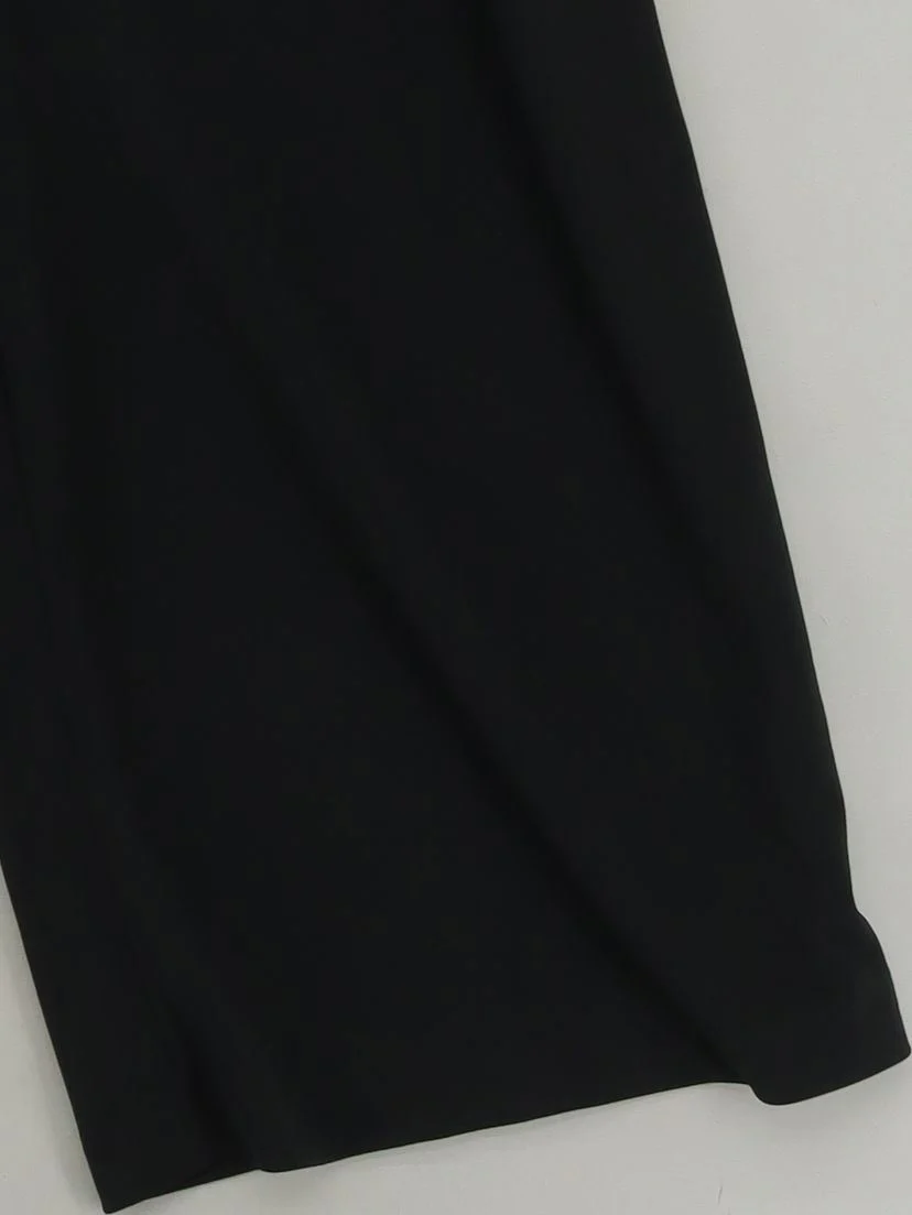 Jasper Conran Women's Trousers UK 10 Black 100% Polyester Wide-Leg Capri - Image 4