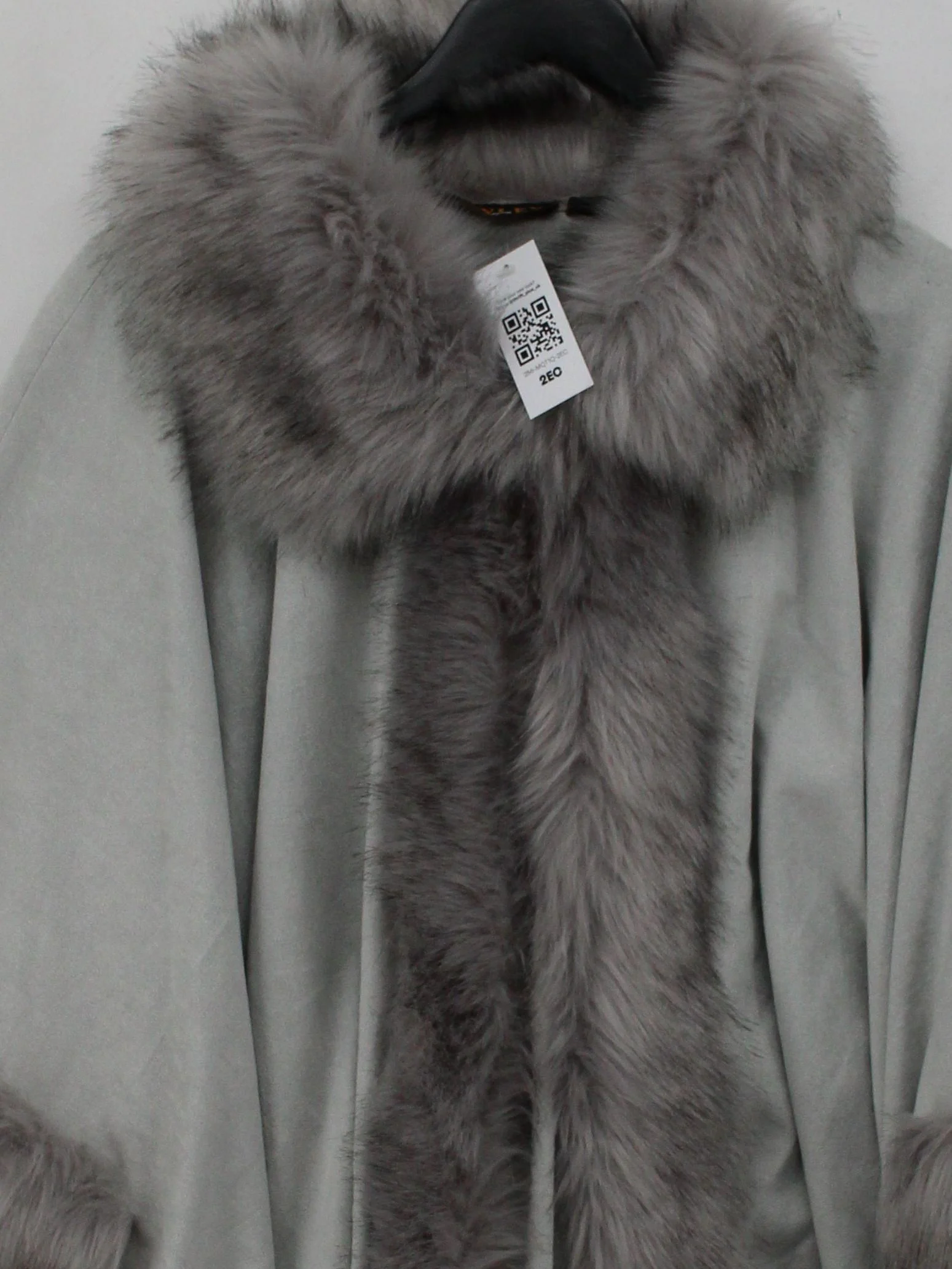 Jayley Collection Women's Coat Chest: 38 in Grey Acrylic - Image 3