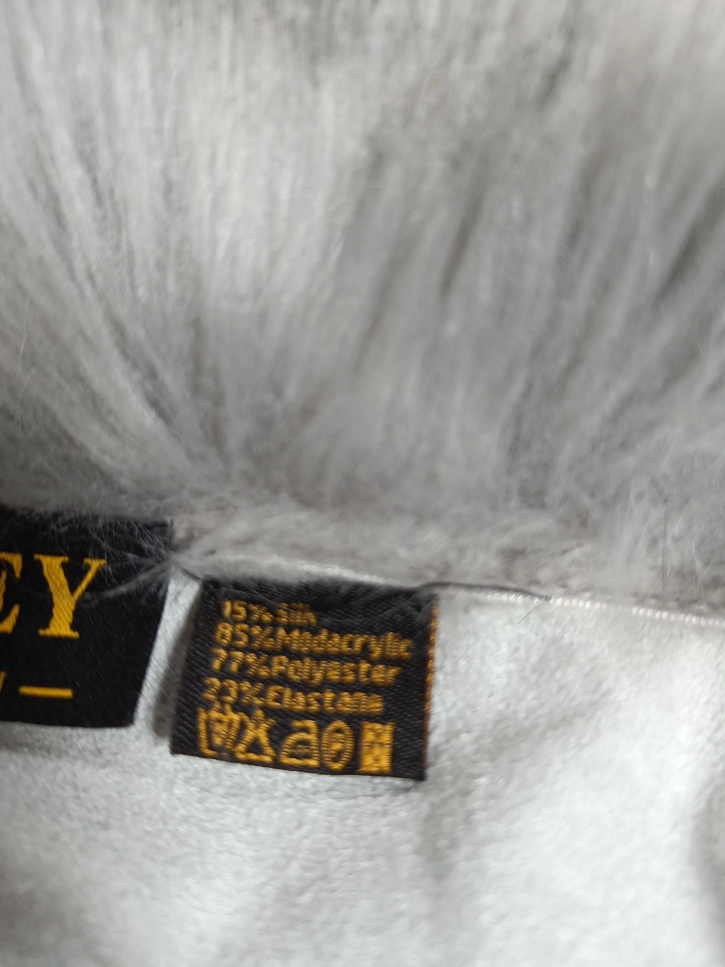 Jayley Collection Women's Coat Chest: 38 in Grey Acrylic - Image 6