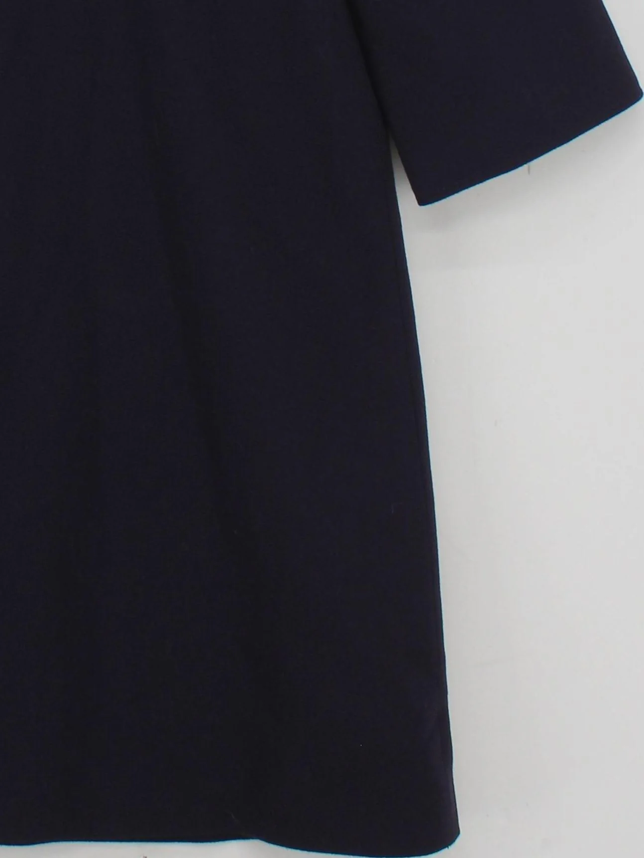Jean Muir Women's Coat UK 14 Blue Wool with Acetate Overcoat - Image 4