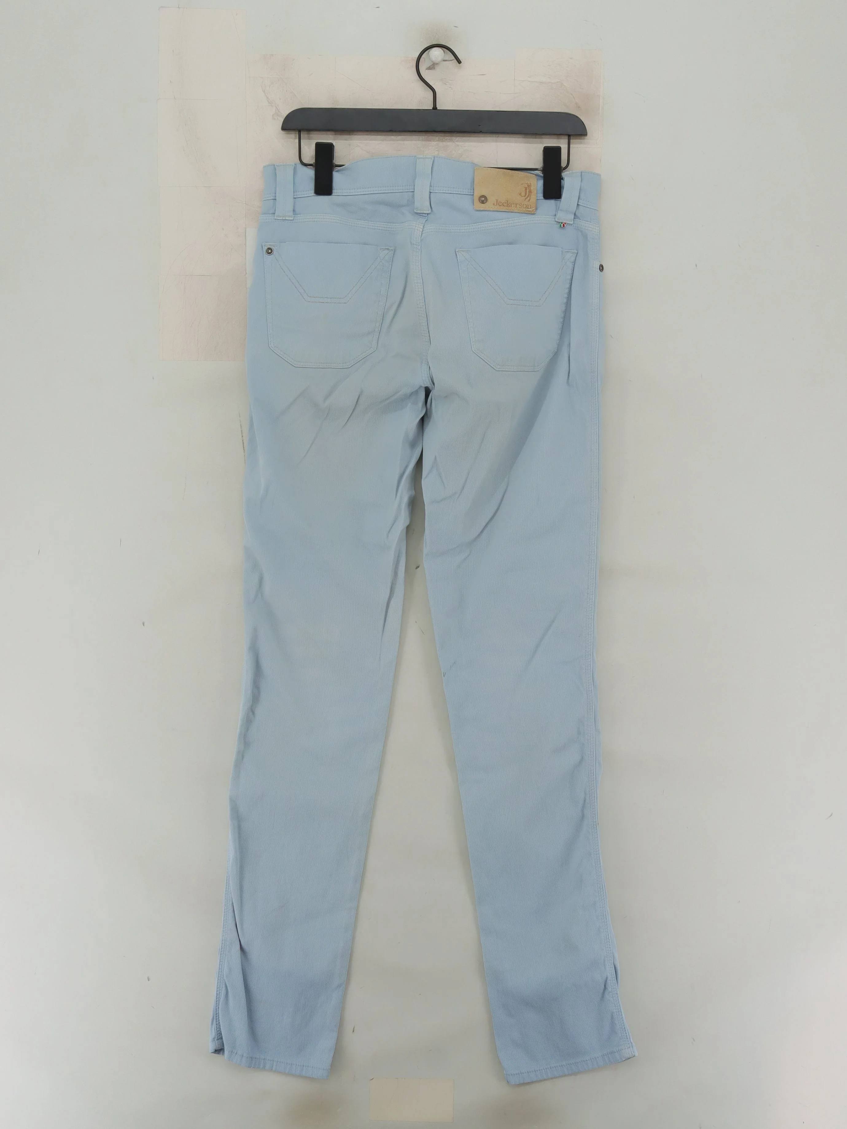 Jeckerson Men's Trousers M Blue 100% Cotton Straight Chino - Image 2