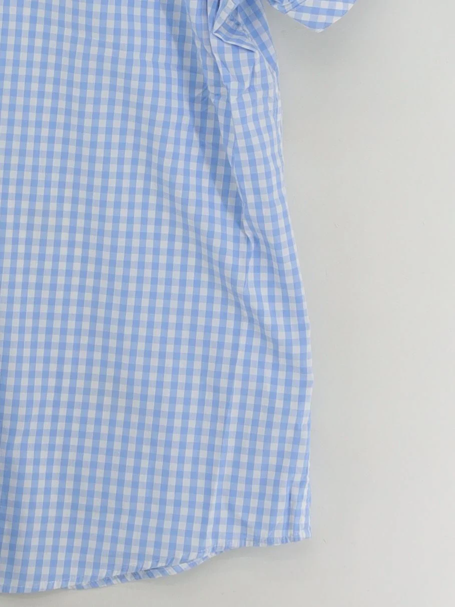 Jeff Banks Men's Shirt XXL Blue Checkered 100% Cotton Basic - Image 4
