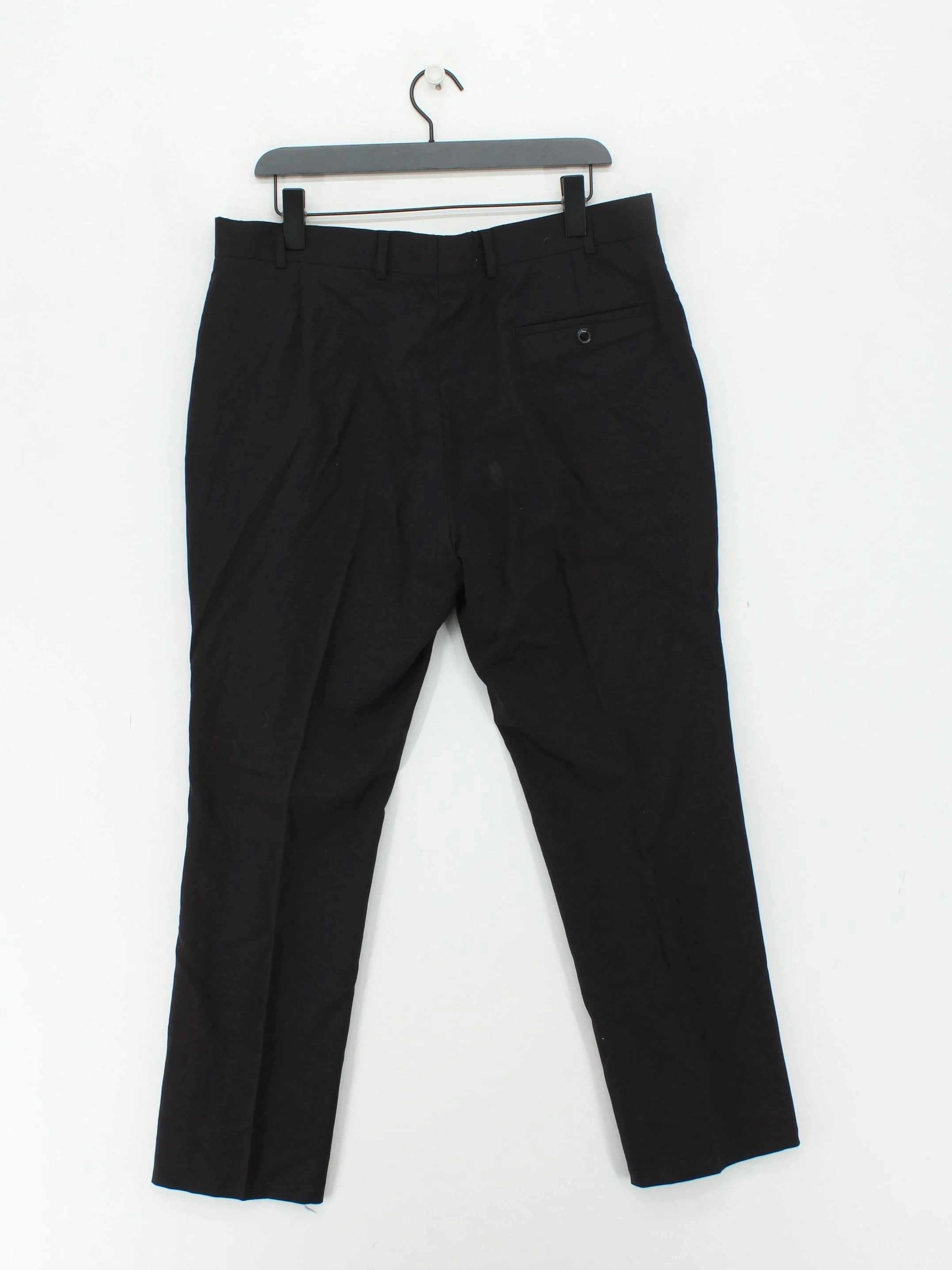 Jeff Banks Men's Trousers W 36 in Black Wool with Elastane Straight Chino - Image 2