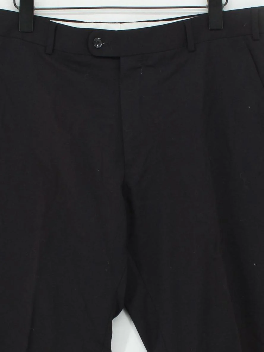 Jeff Banks Men's Trousers W 36 in Black Wool with Elastane Straight Chino - Image 3