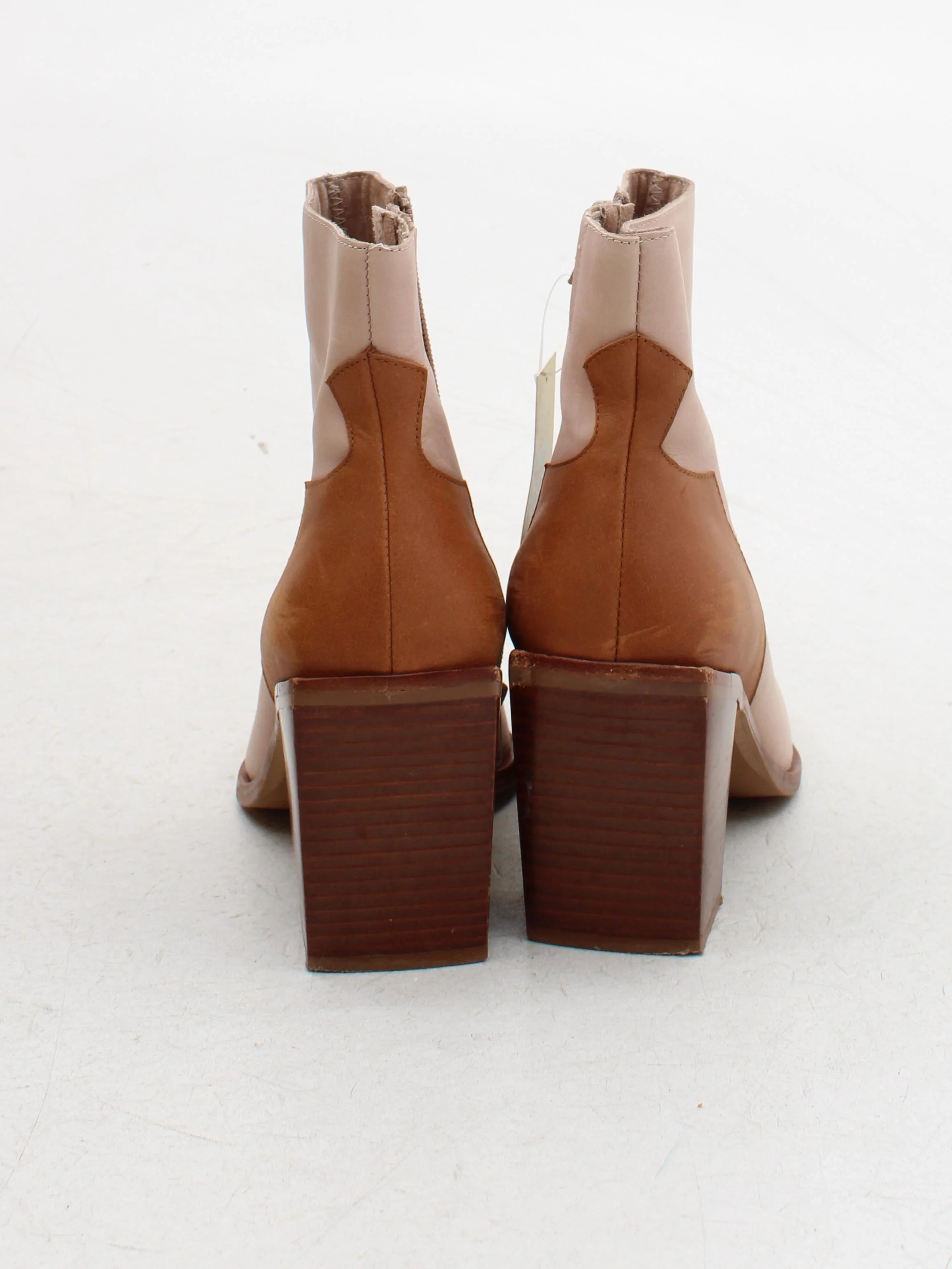 Jeffrey Campbell Women's Boots UK 8 Cream 100% Leather Cowboy - Image 3