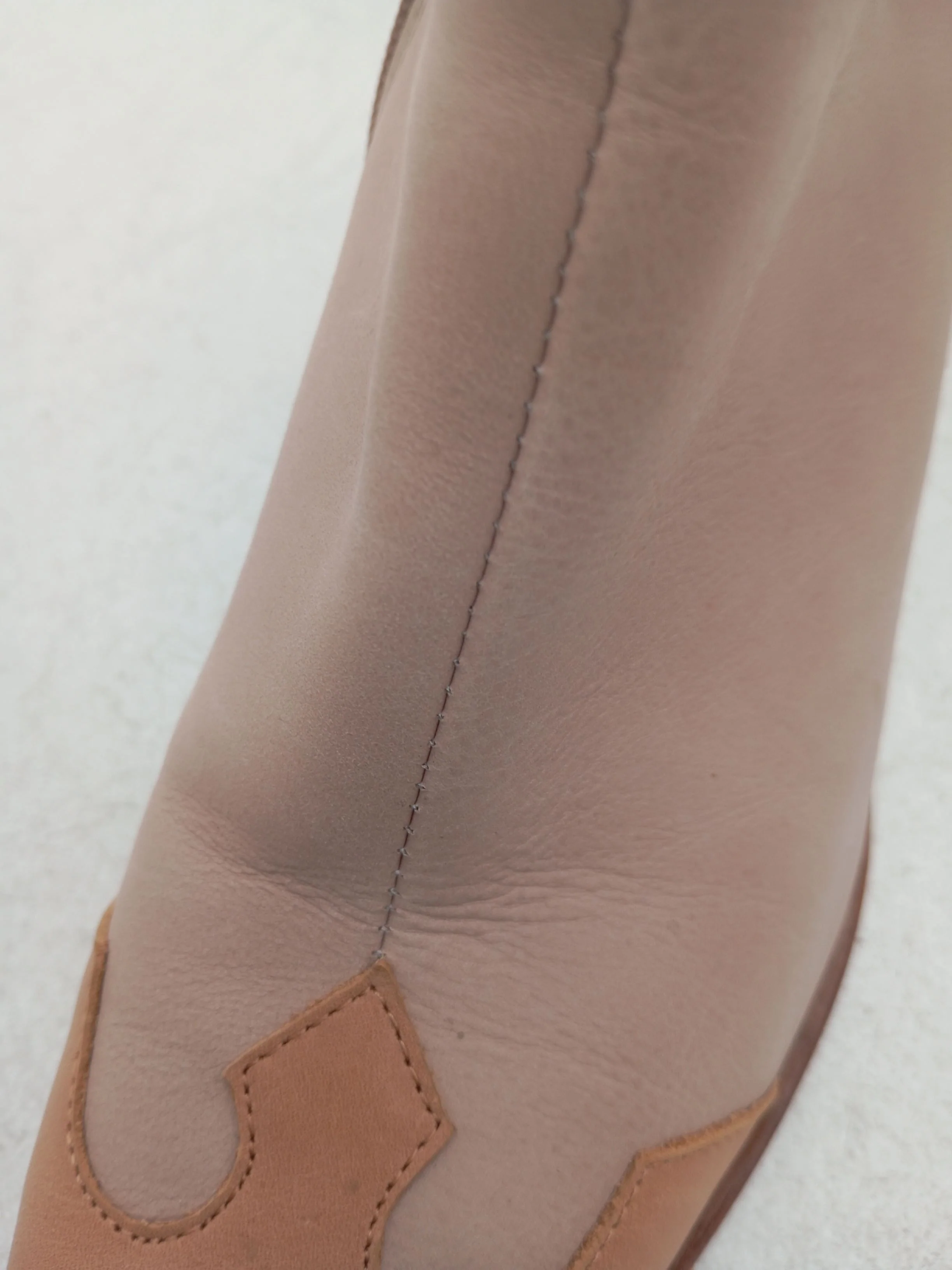 Jeffrey Campbell Women's Boots UK 8 Cream 100% Leather Cowboy - Image 9