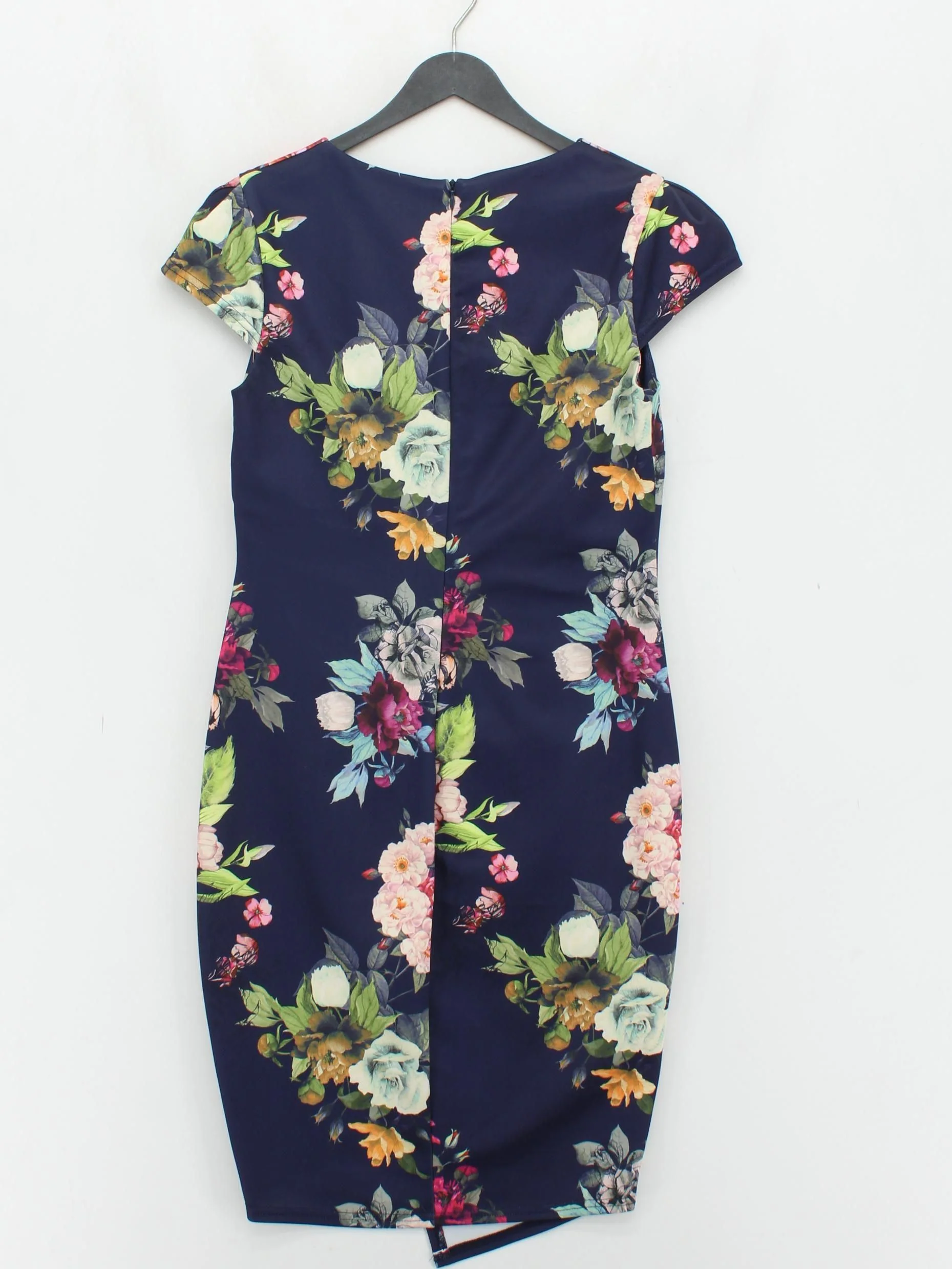 Jessica Wright Bodycon Midi Dress UK12 in Blue - Image 2