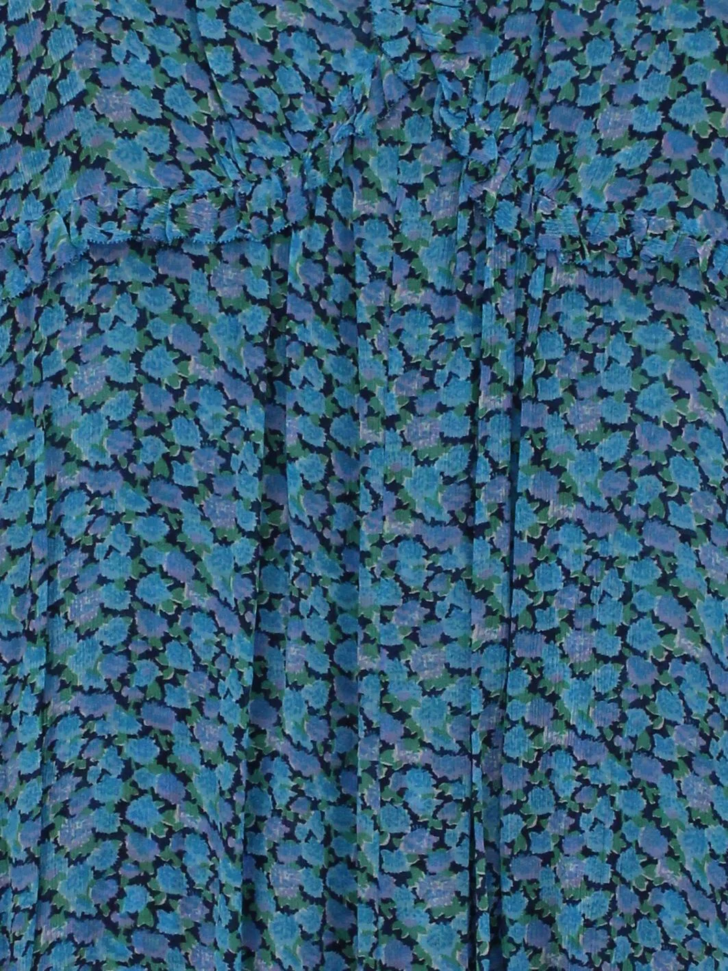 Jigsaw A-Line Midi Dress UK10 in Blue - Image 3