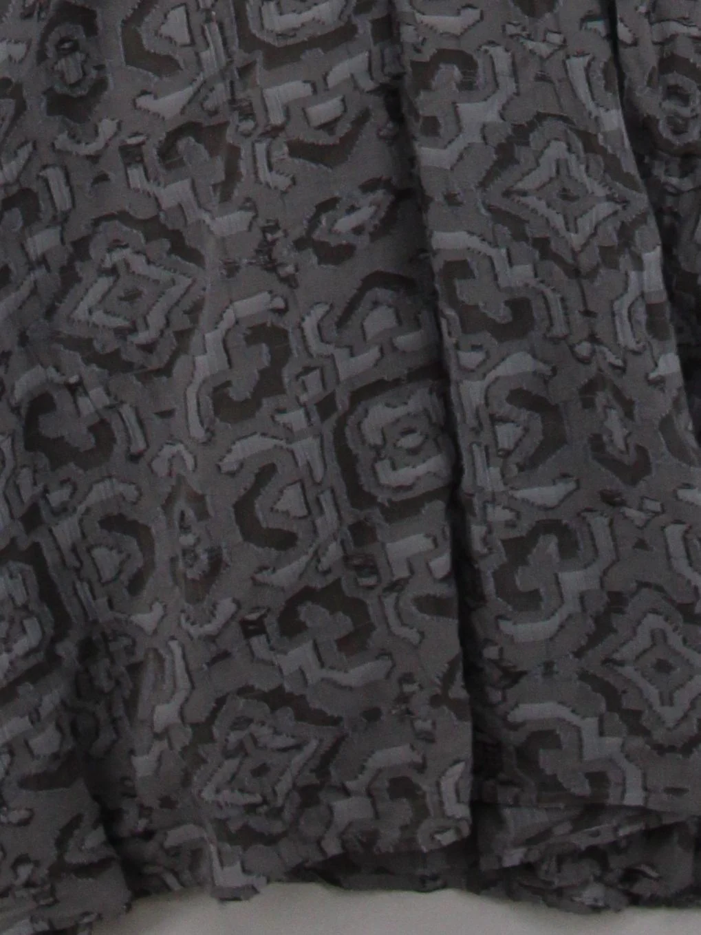 Jigsaw A-Line Midi Dress UK10 in Grey - Image 4