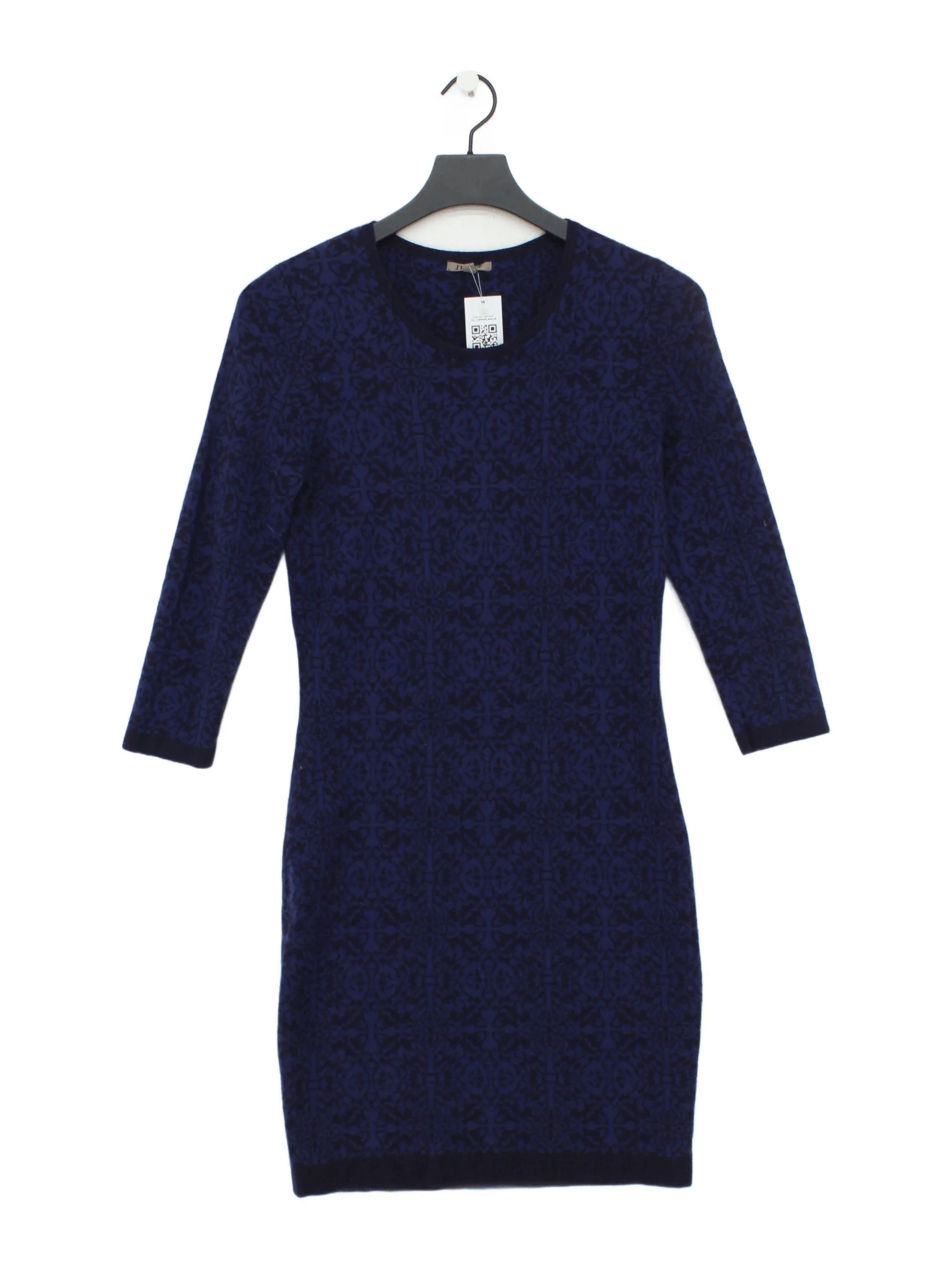 Jigsaw Bodycon Mini Dress S in Blue