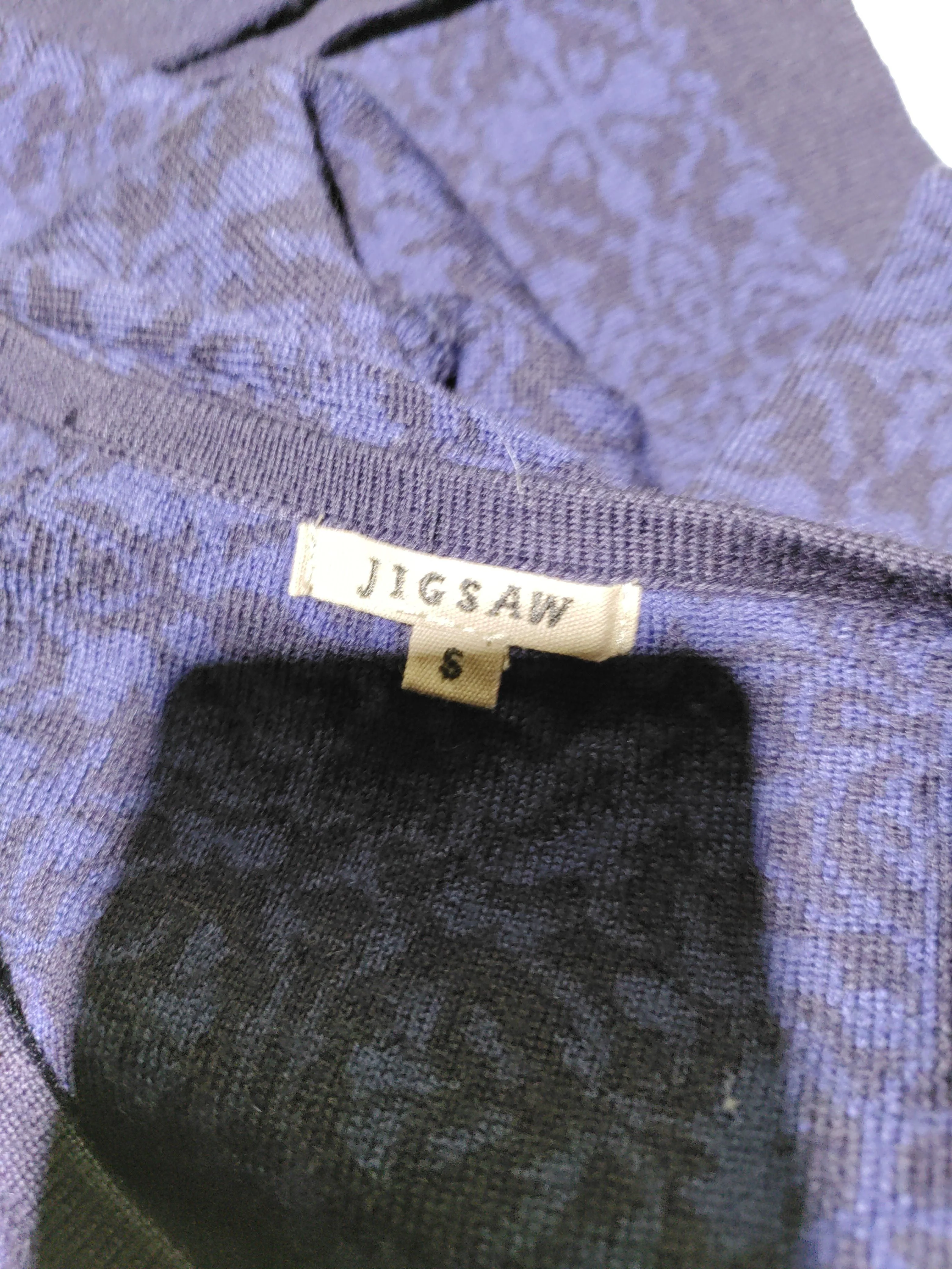 Jigsaw Bodycon Mini Dress S in Blue - Image 7