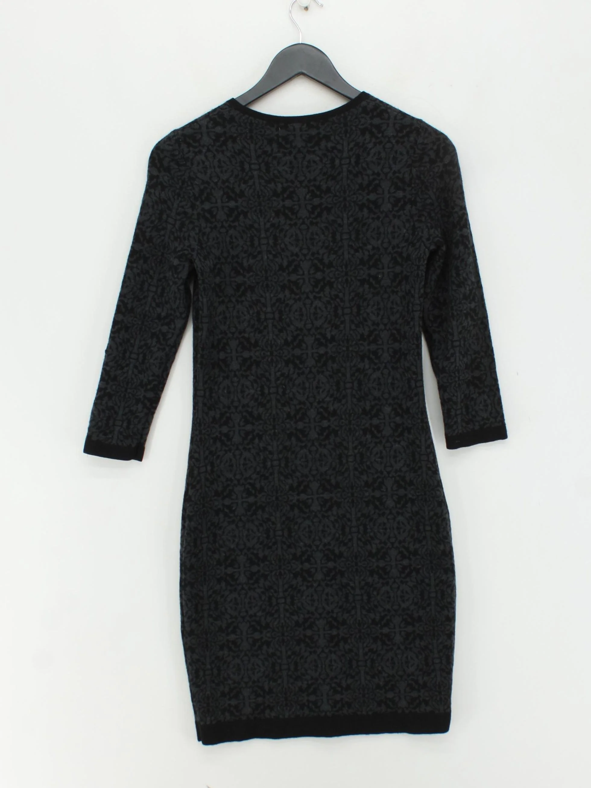 Jigsaw Bodycon Mini Dress S in Grey - Image 2