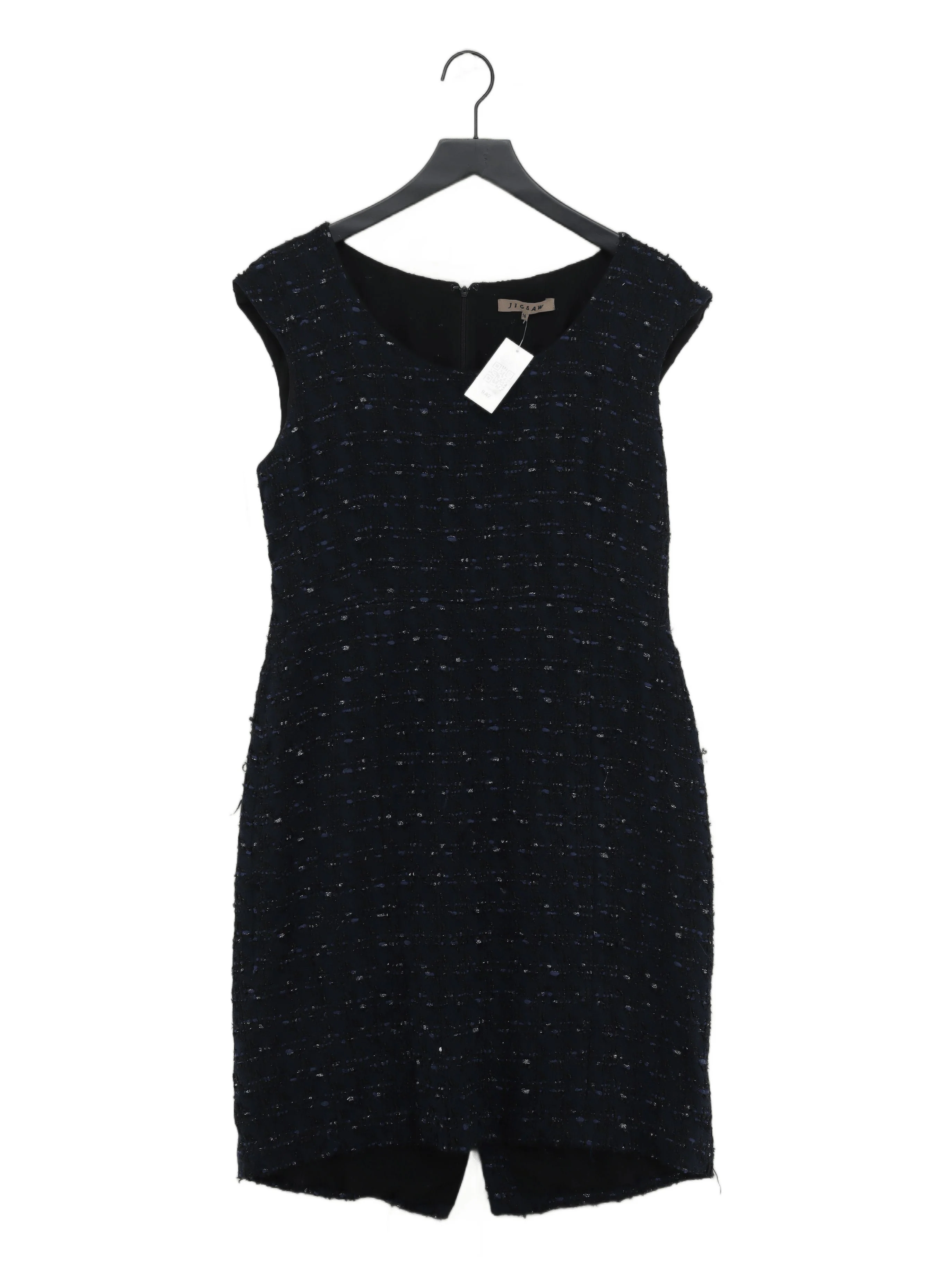 Jigsaw Bodycon Mini Dress UK16 in Black