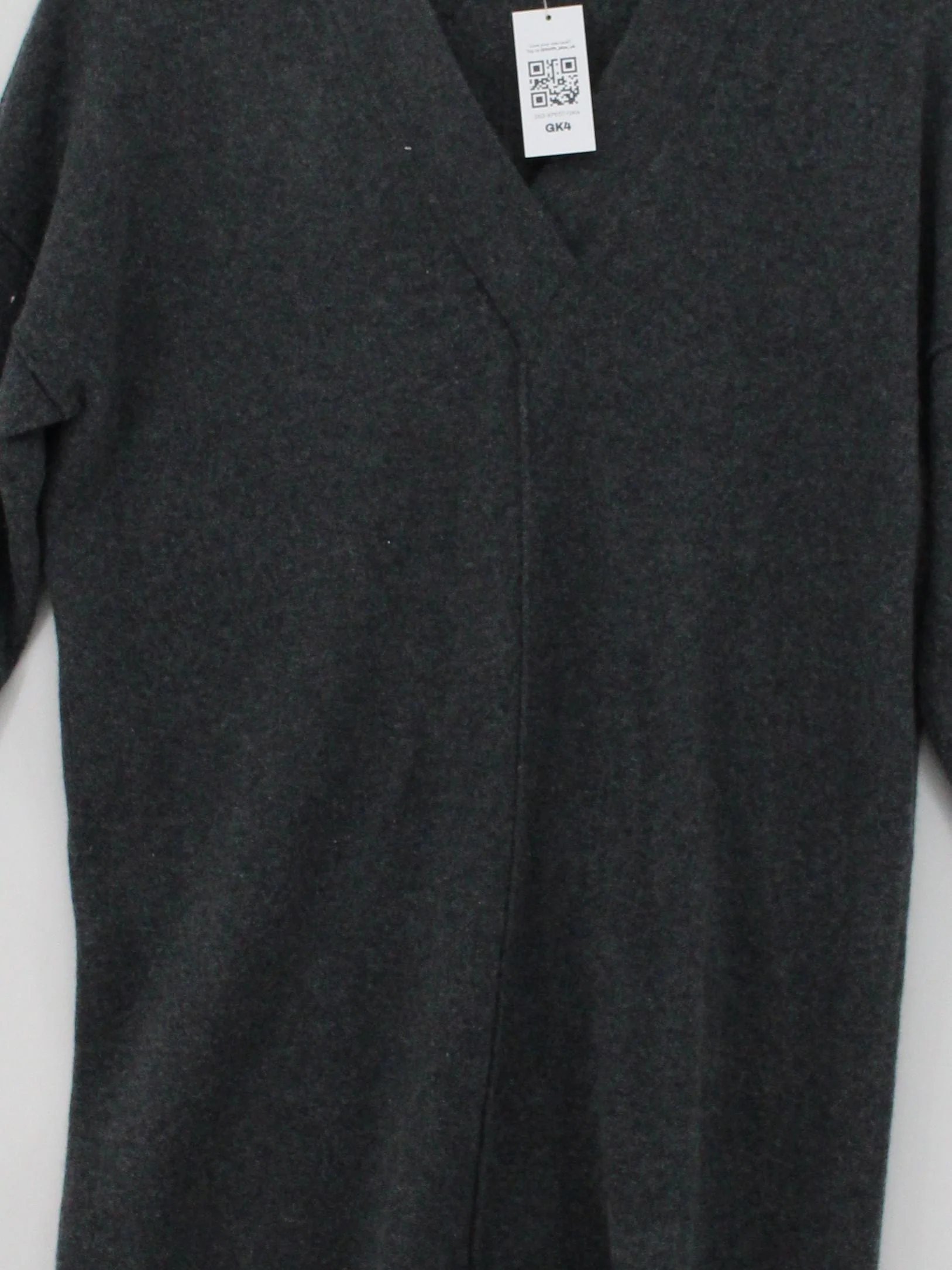 Jigsaw Jumper Midi Dress L in Grey - Image 3