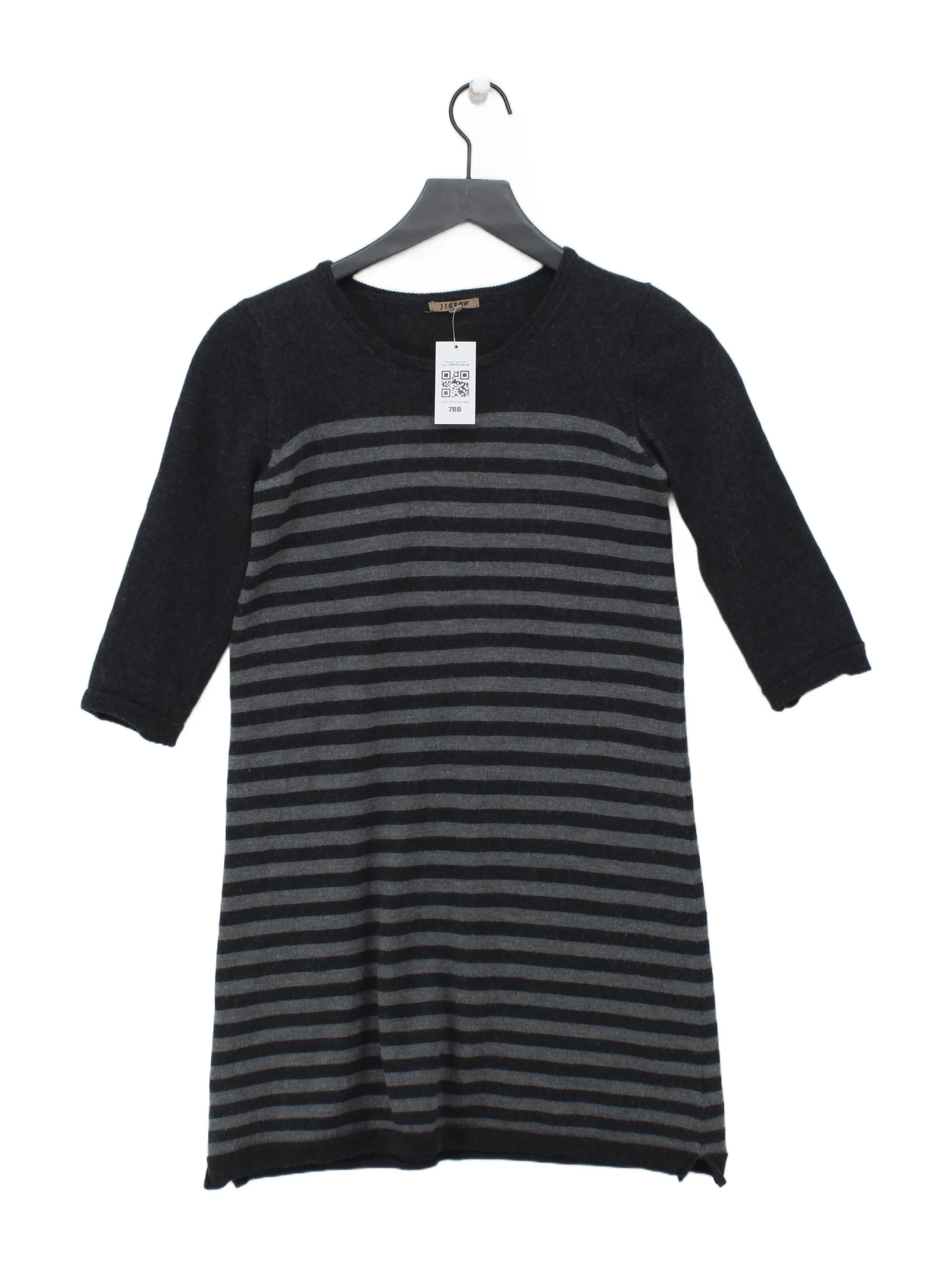 Jigsaw Jumper Mini Dress S in Grey