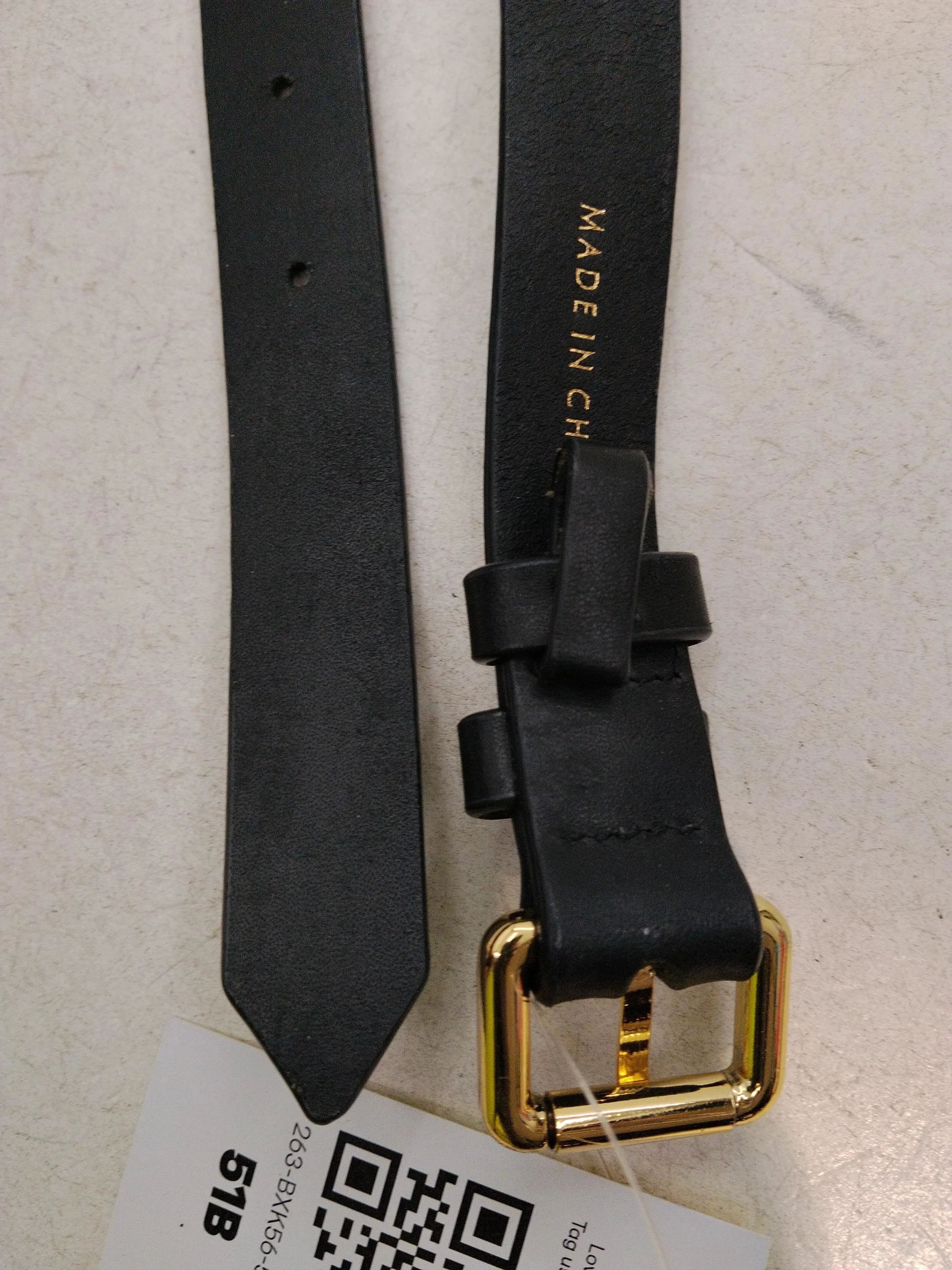 Jigsaw Men's Belt S Black 100% Leather Dress Belt - Image 4