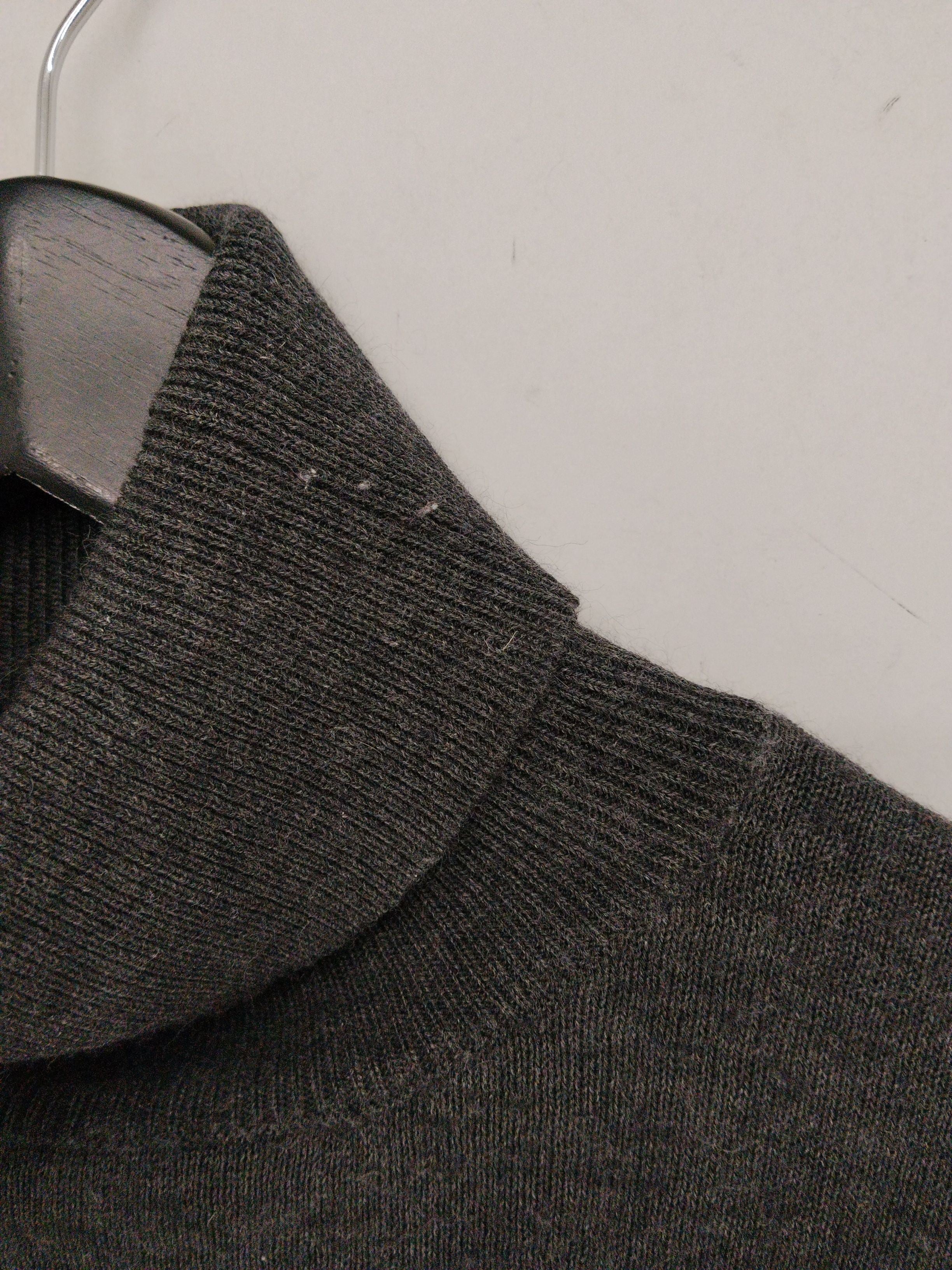 Jigsaw Men's Jumper M Grey Silk with Angora Roll Neck Pullover - Image 5