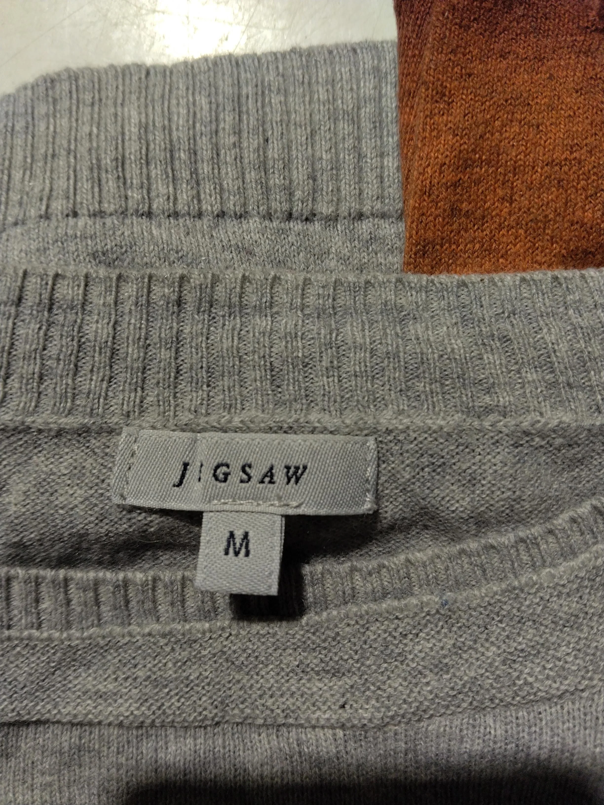Jigsaw Men's Jumper M Multi Cotton with Cashmere Crew Neck Pullover - Image 5
