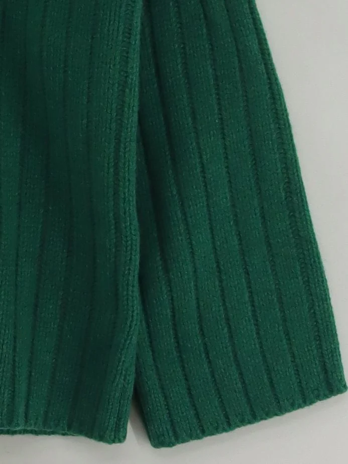 Jigsaw Men's Jumper S Green 100% Wool Mock Neck Pullover New with tags - Image 4