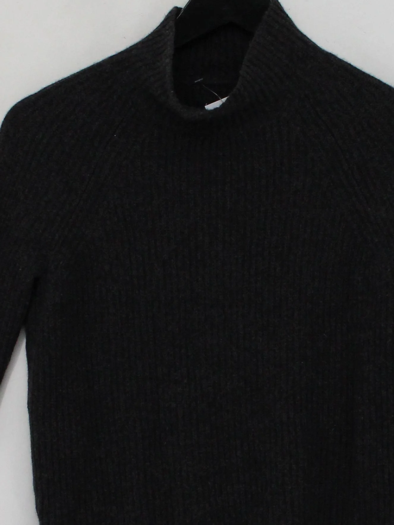 Jigsaw Men's Jumper XS Grey 100% Cashmere High Neck Pullover - Image 3