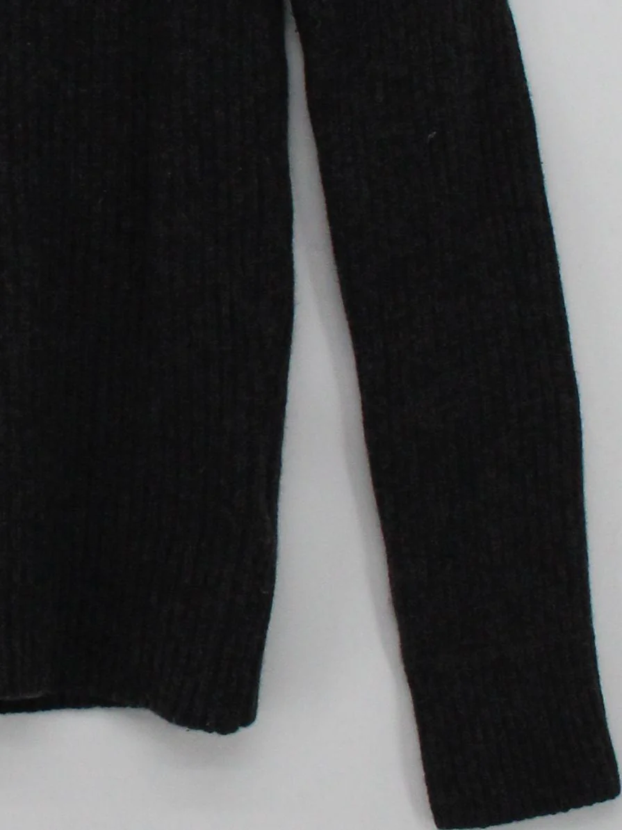 Jigsaw Men's Jumper XS Grey 100% Cashmere High Neck Pullover - Image 4