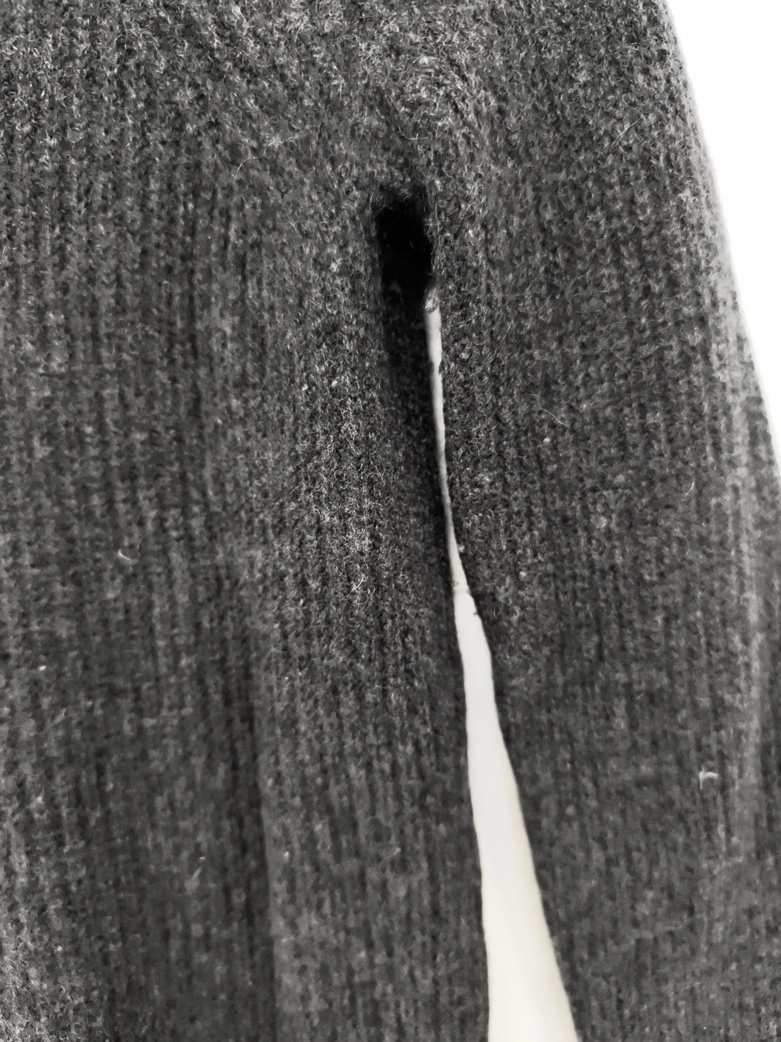 Jigsaw Men's Jumper XS Grey 100% Cashmere High Neck Pullover - Image 5