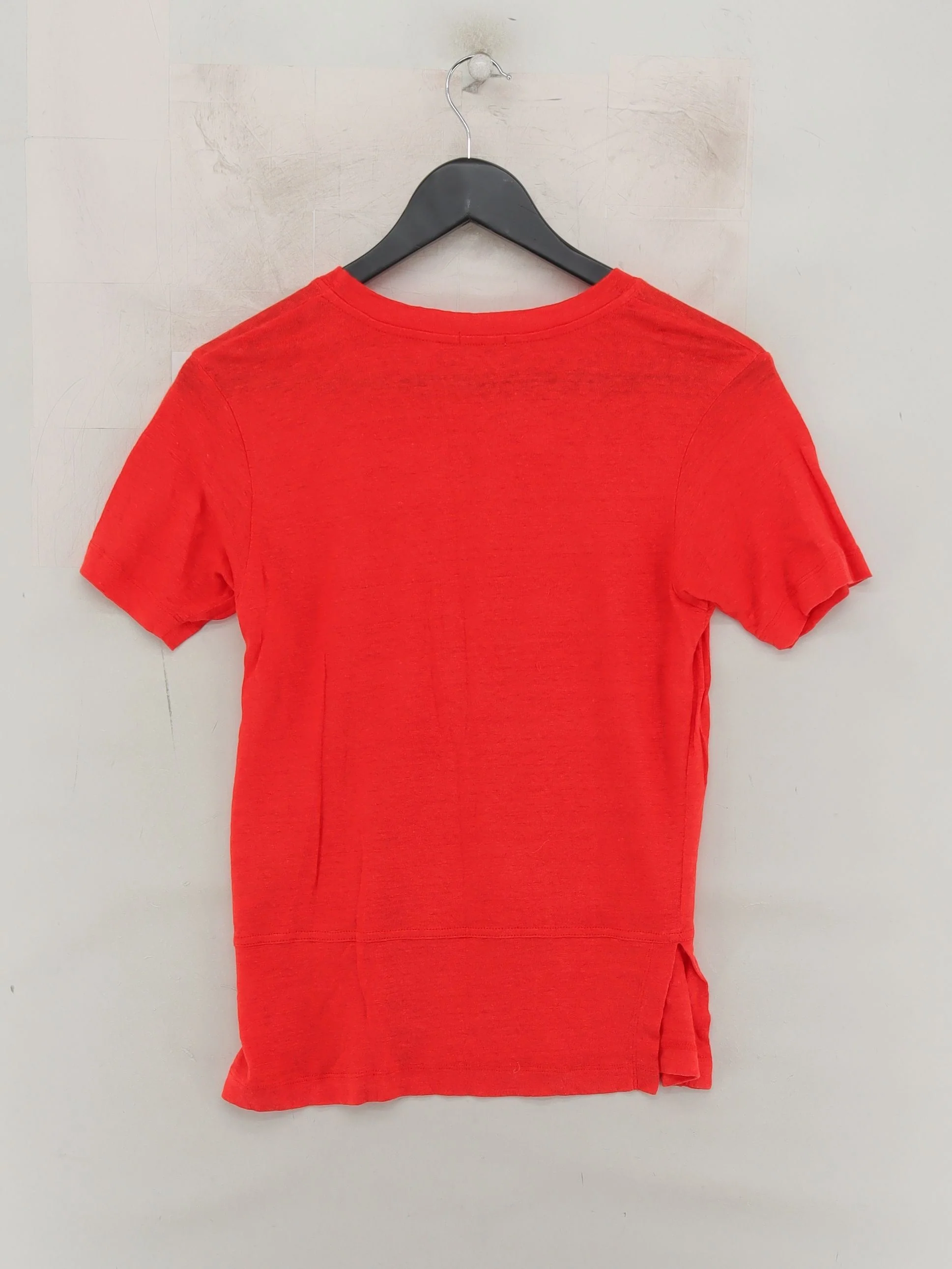Jigsaw Men's T-Shirt XS Red 100% Linen Basic - Image 2