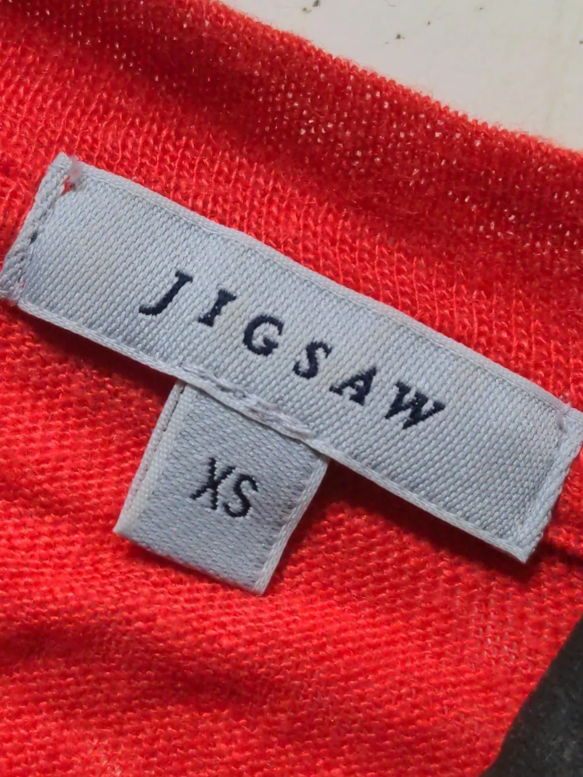 Jigsaw Men's T-Shirt XS Red 100% Linen Basic - Image 6