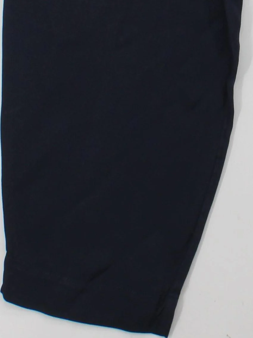 Jigsaw Men's Trousers M Blue Viscose with Cotton Wide-Leg Capri - Image 4