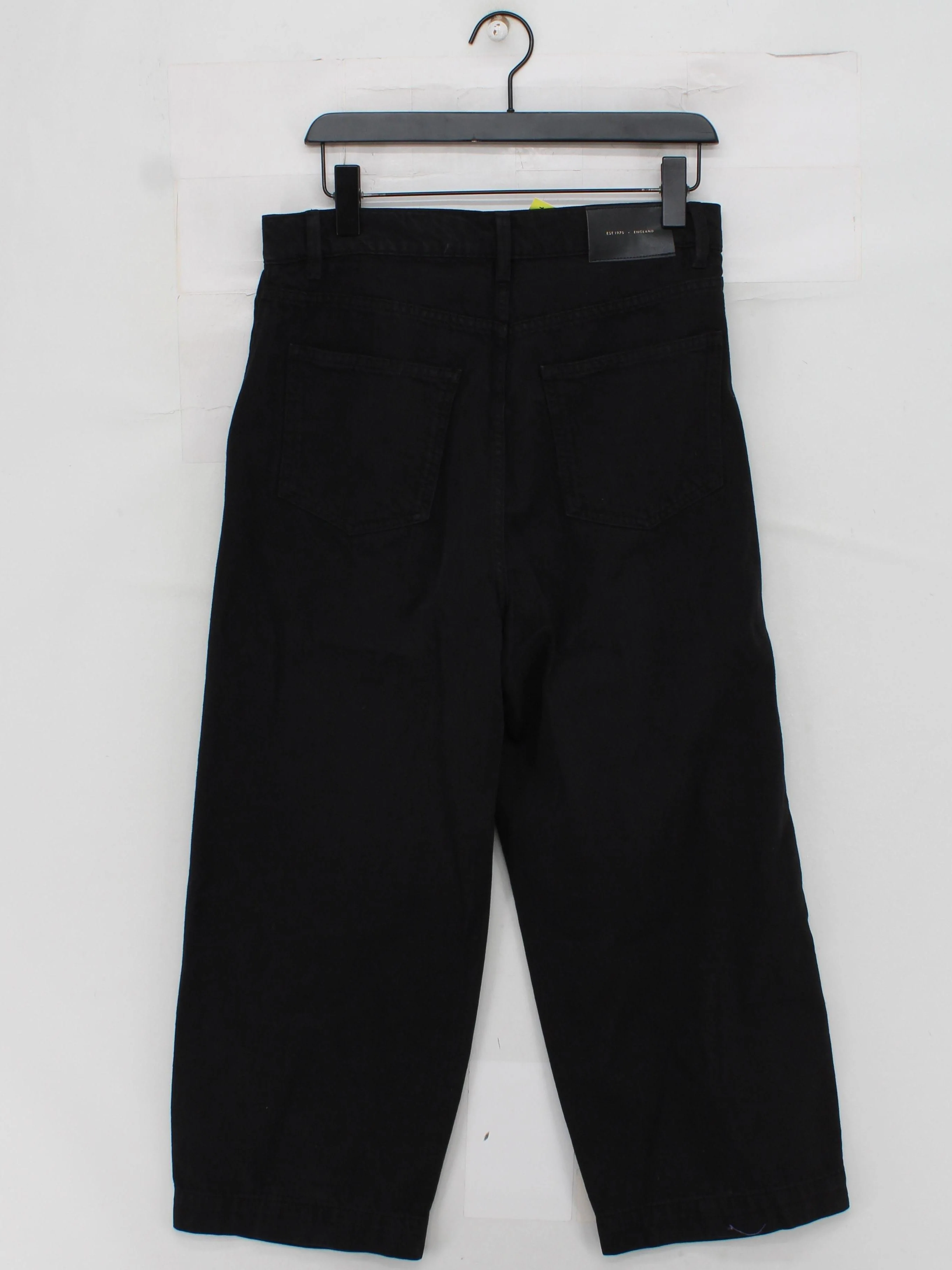 Jigsaw Men's Trousers W 28 in Black 100% Cotton Straight Chino - Image 2
