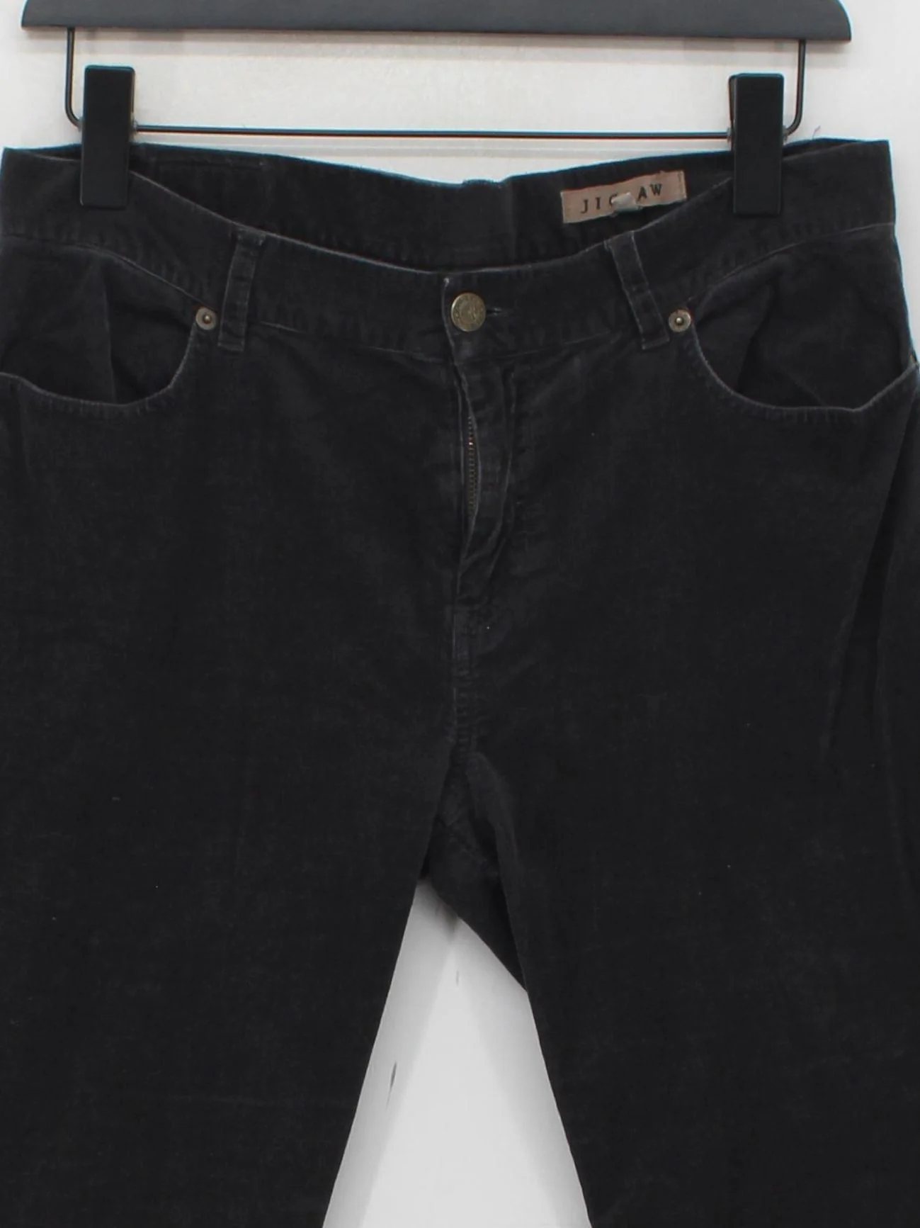 Jigsaw Men's Trousers W 30 in Grey Cotton with Elastane Straight Chino - Image 3