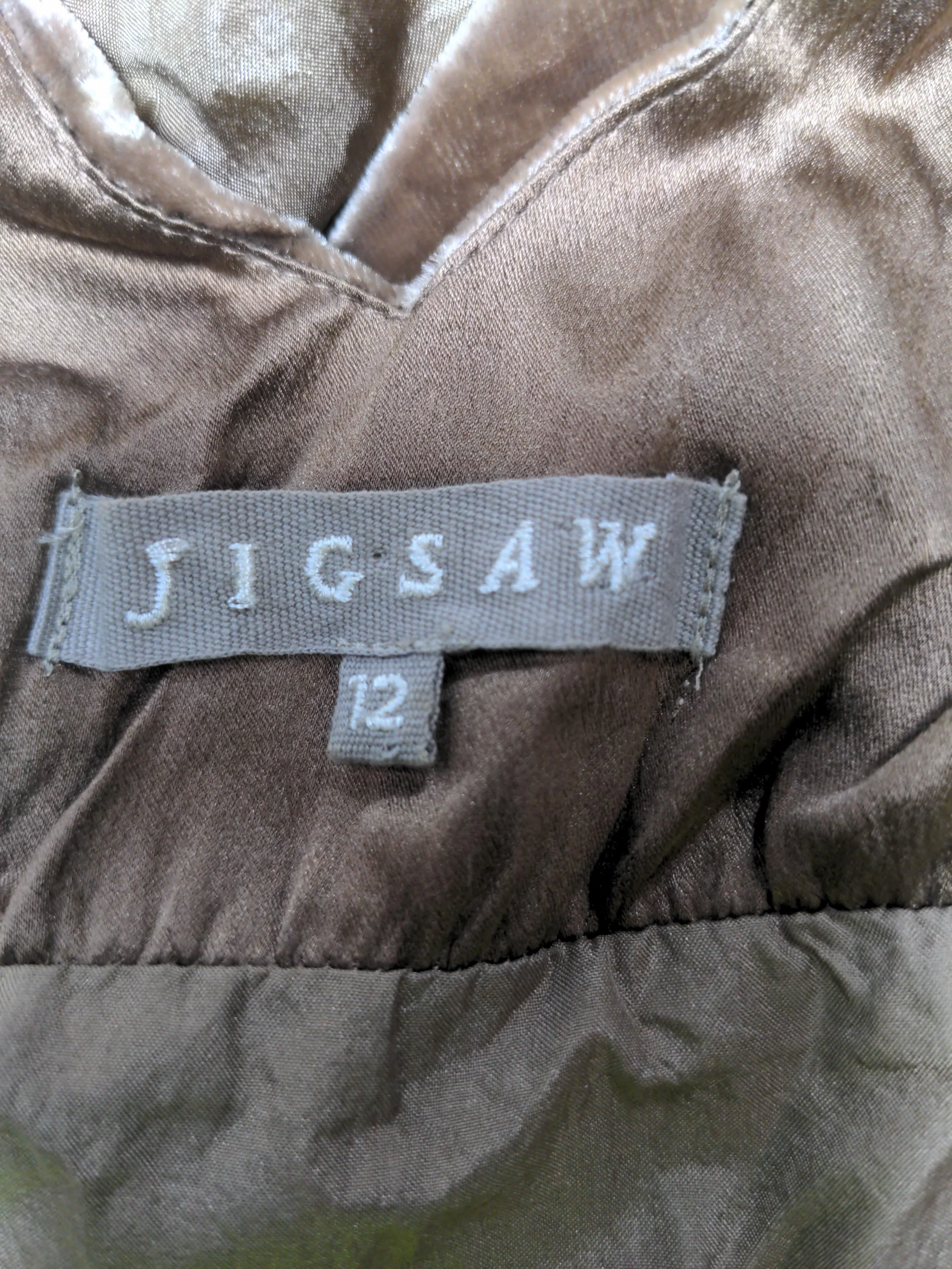 Jigsaw Mini Dress UK12 in Brown - Image 5