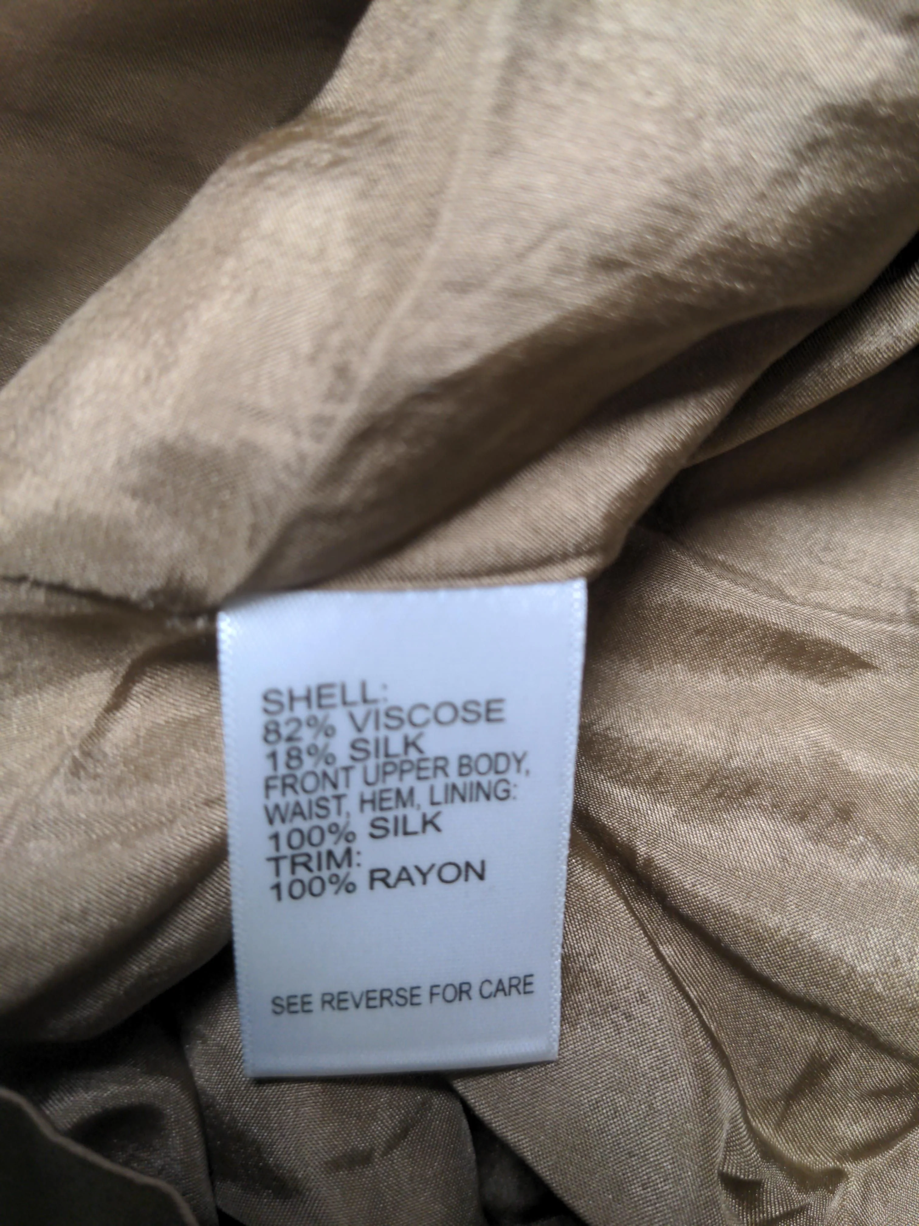 Jigsaw Mini Dress UK12 in Brown - Image 6