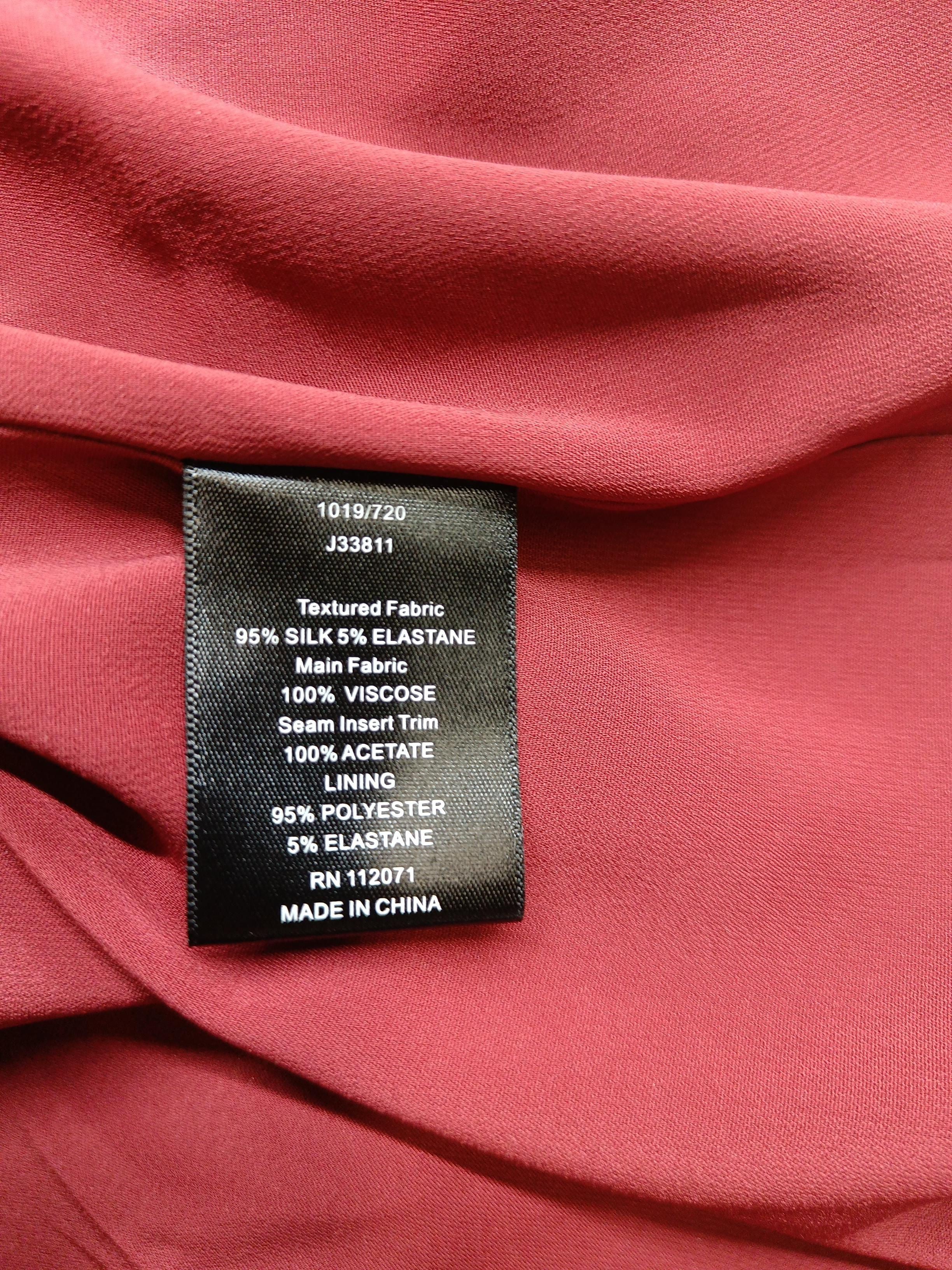 Jigsaw Mini Dress UK12 in Red - Image 6