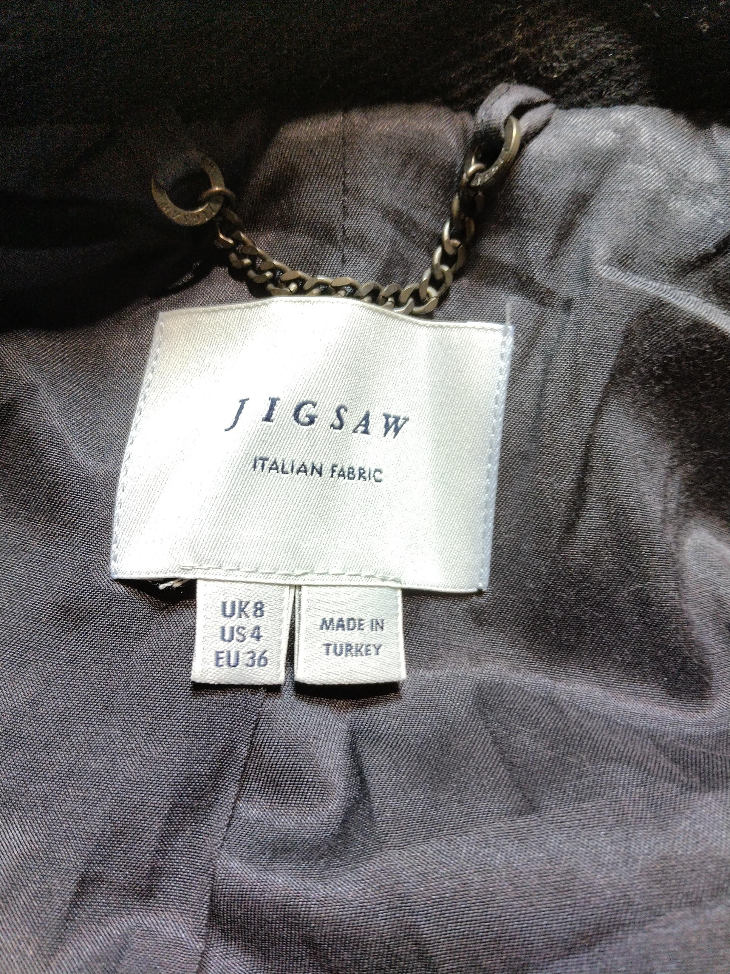 Jigsaw Overcoat jacket blue - Image 5