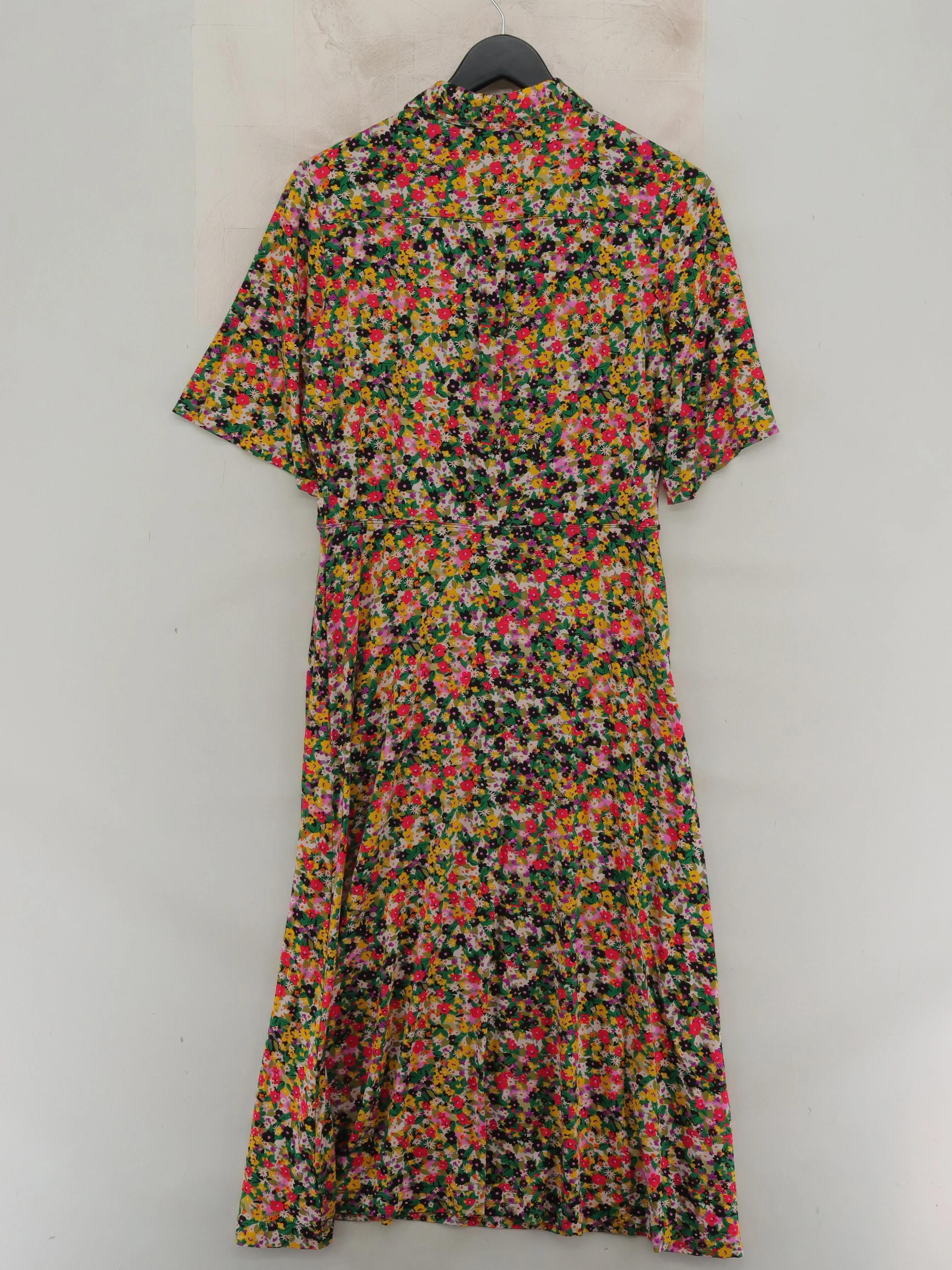 Jigsaw Shirt Midi Dress M in Multi - Image 2