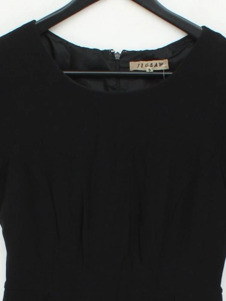 Jigsaw Shirt Midi Dress UK10 in Black - Image 3