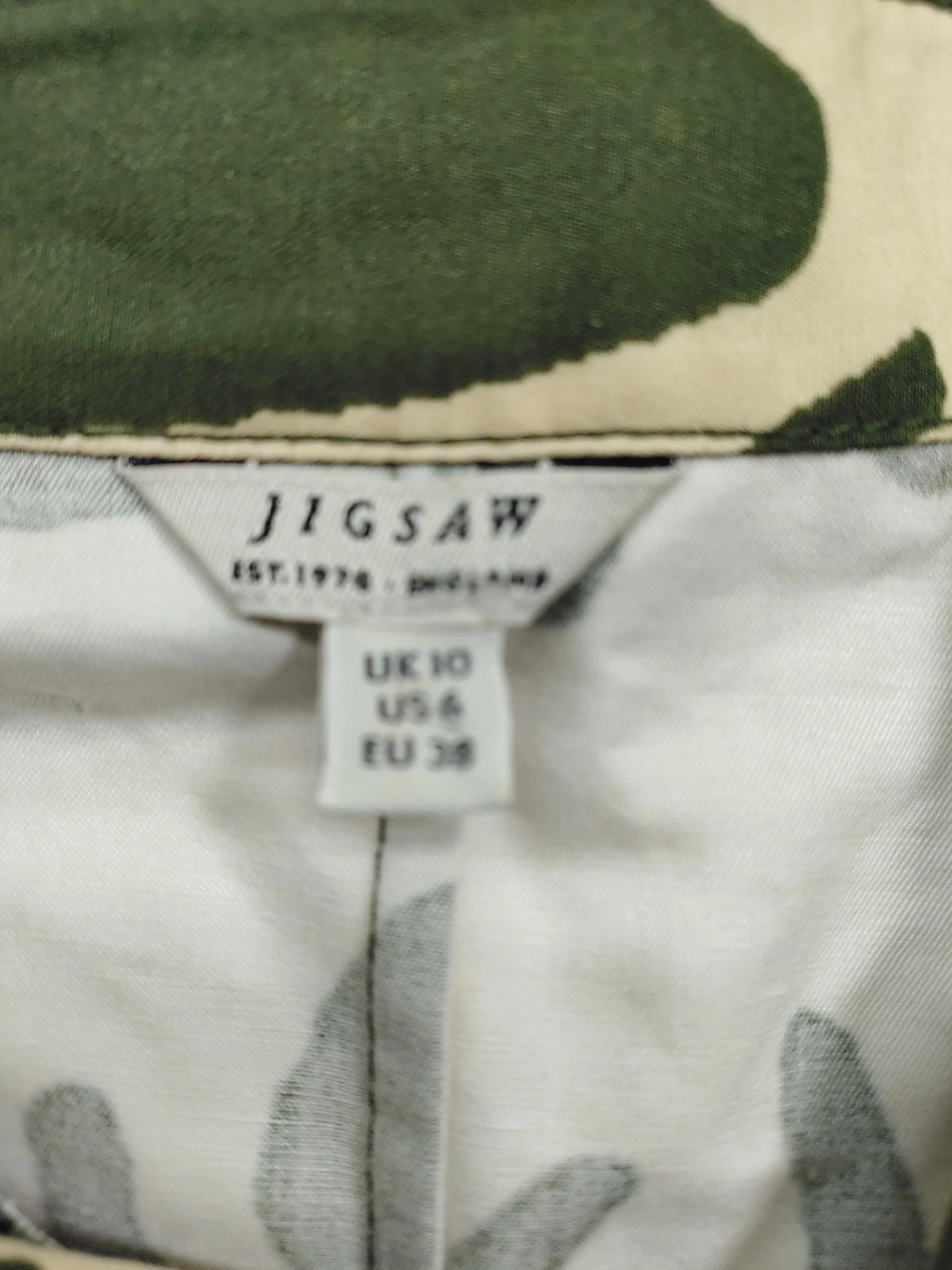 Jigsaw Shirt Midi Dress UK10 in Multi - Image 5