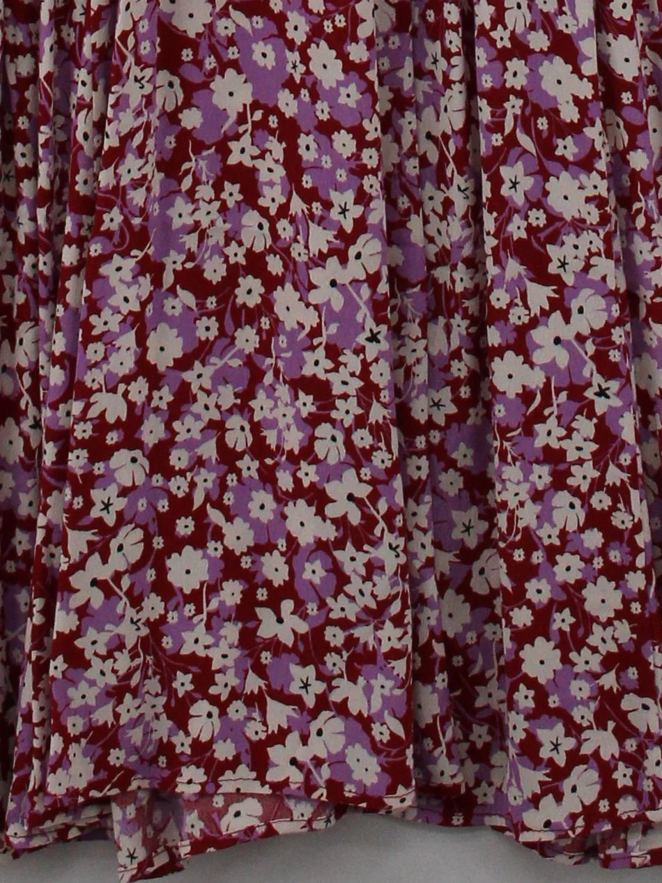 Jigsaw Shirt Midi Dress UK12 in Red - Image 4
