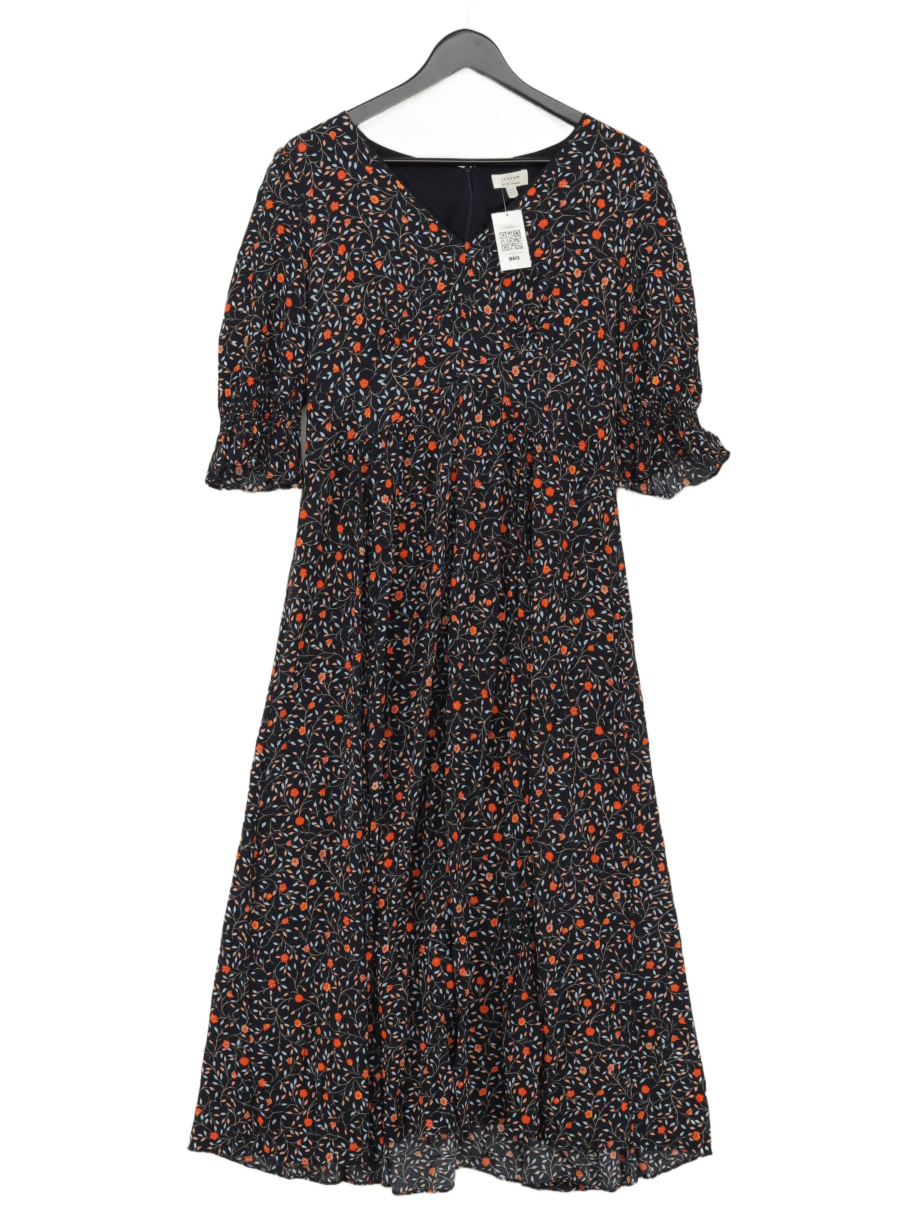 Jigsaw Shirt Midi Dress UK14 in Multi