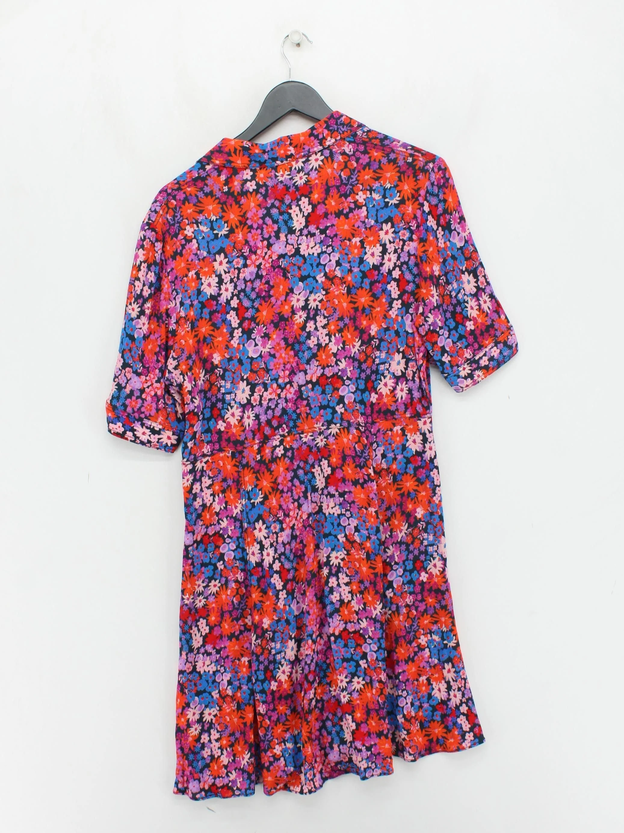 Jigsaw Shirt Mini Dress UK16 in Multi - Image 2