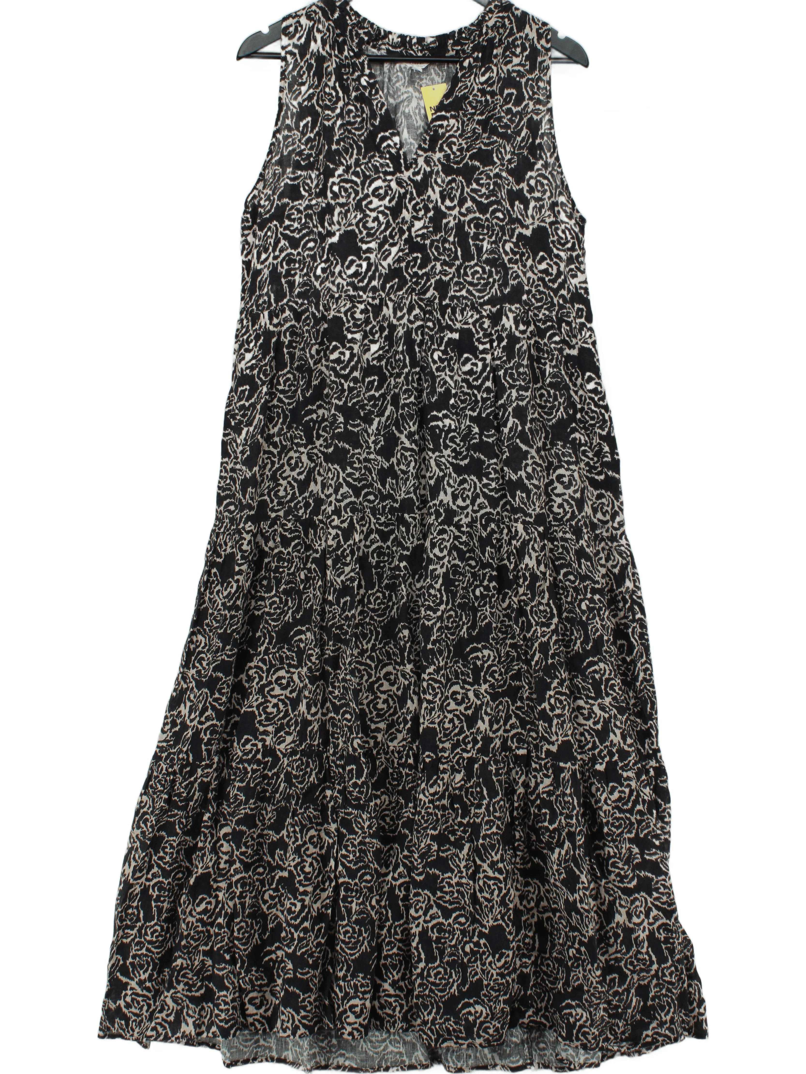 Jigsaw Skater Midi Dress in Black