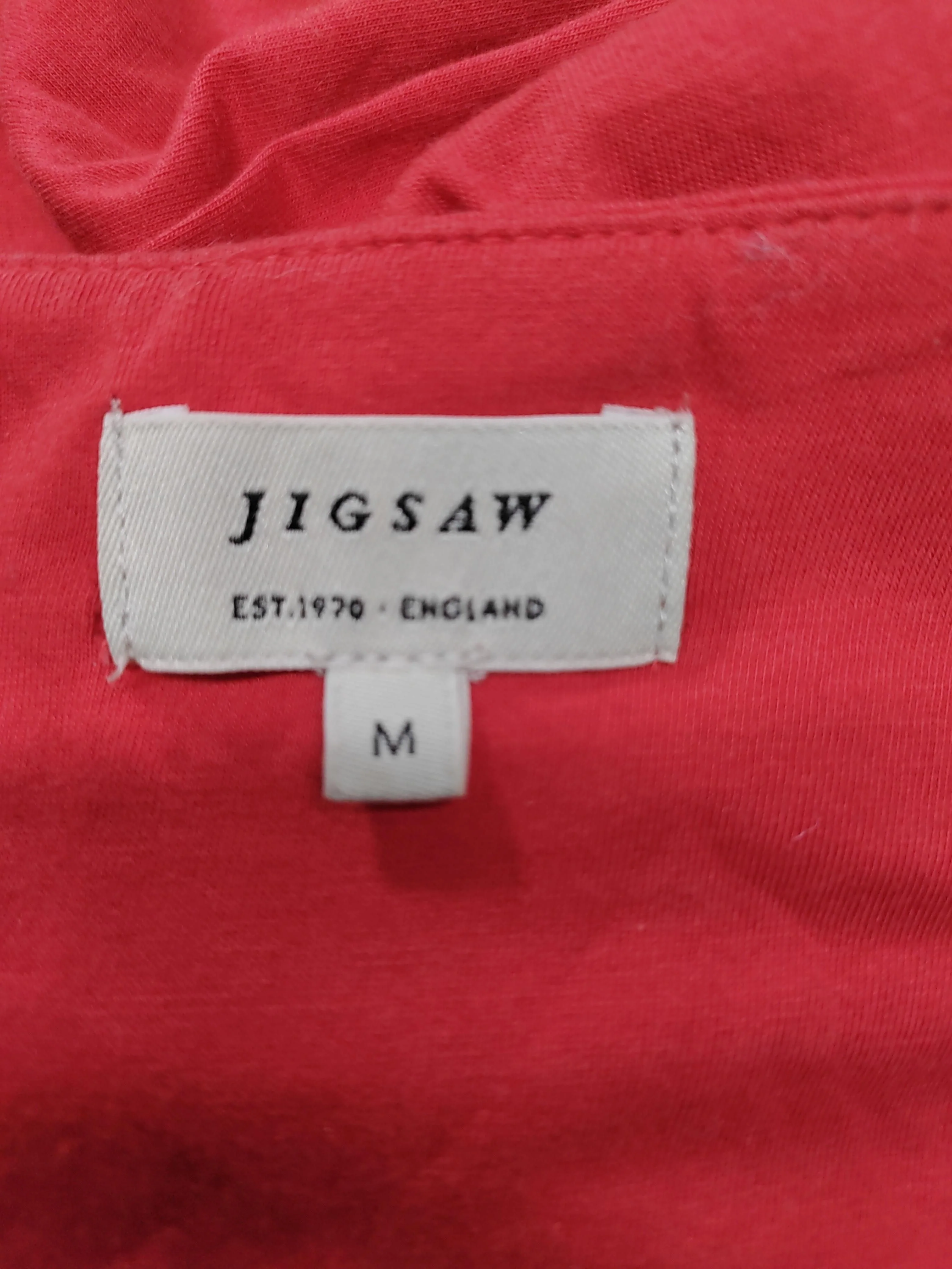 Jigsaw T-Shirt Midi Dress M in Red - Image 5