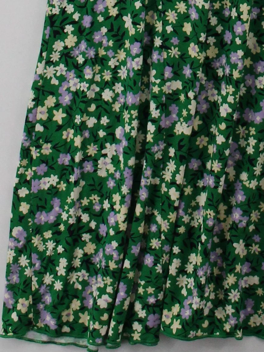 Jigsaw T-Shirt Midi Dress S in Green - Image 4